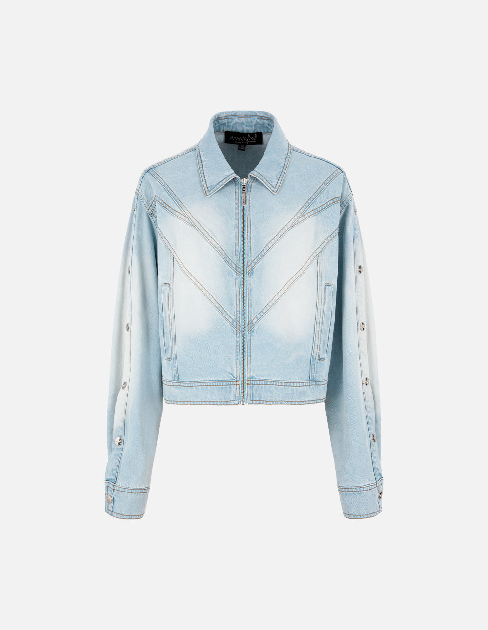 Women's Vintage Washed Cotton Short Denim Jacket