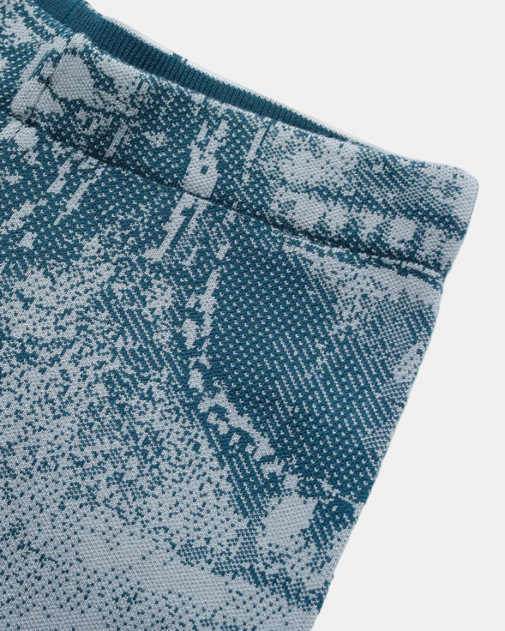 Women's Denim Print Series Denim Blue Knitted Jeans