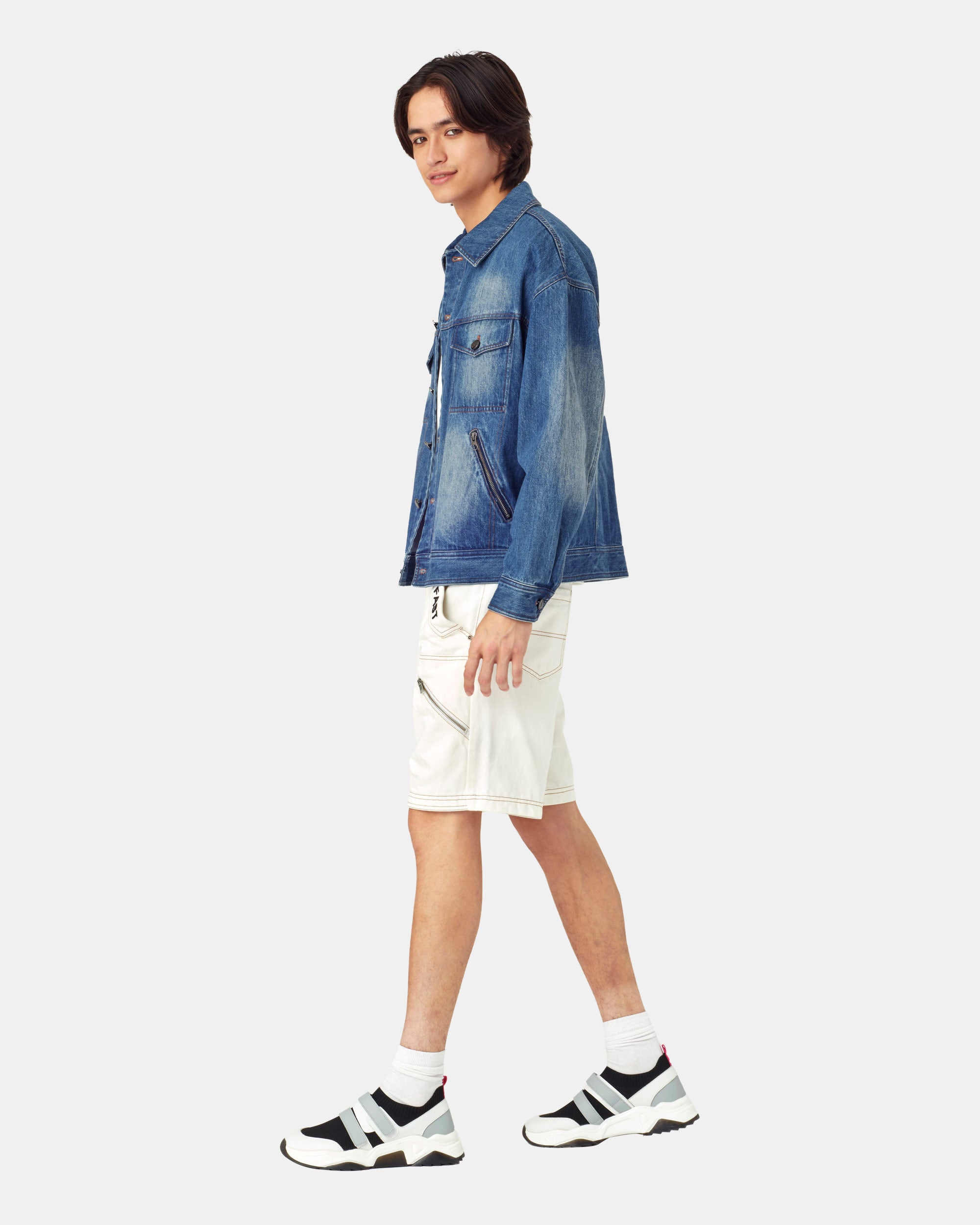 Dark Blue Couples Denim Jacket