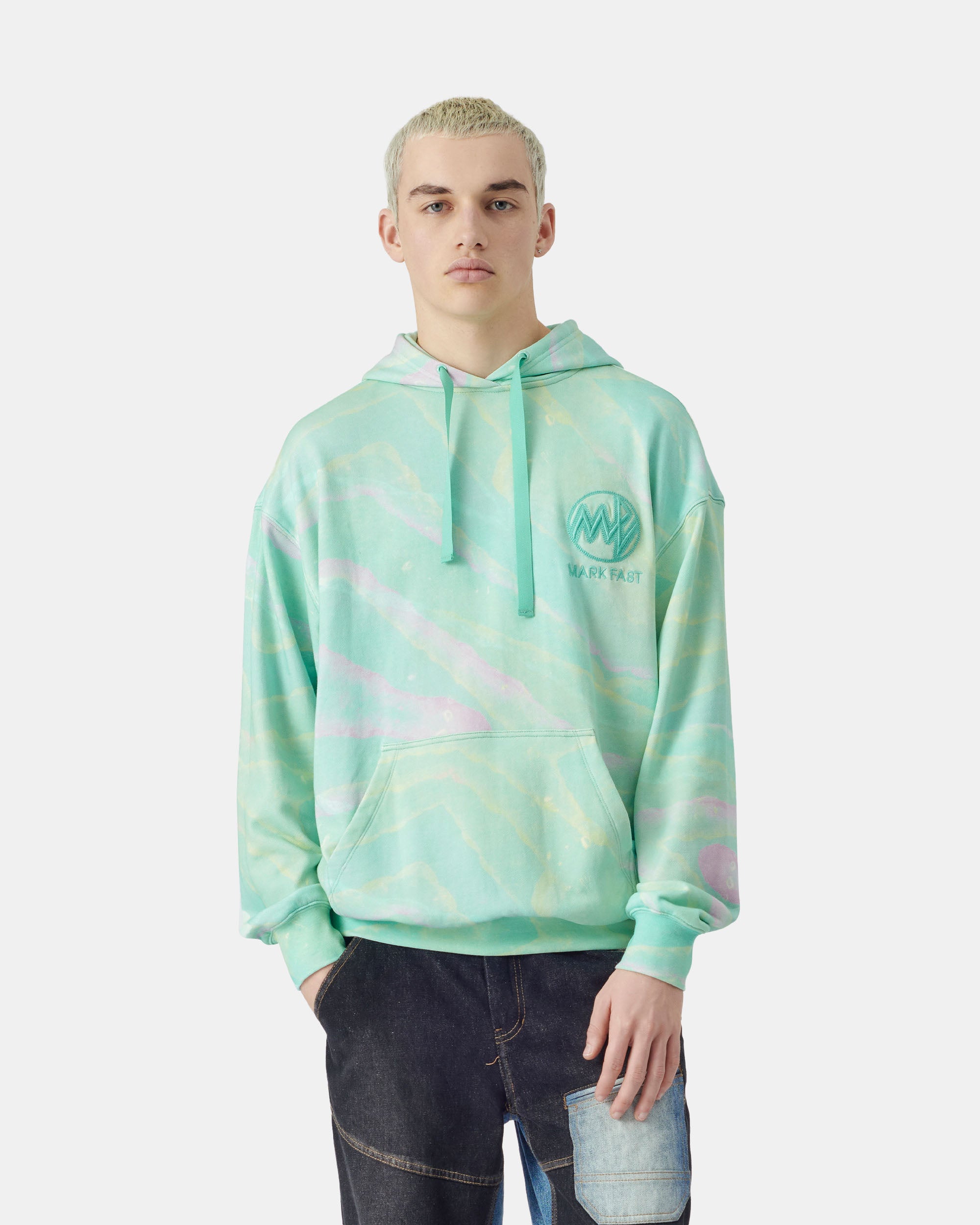 Unisex Relaxed Fit Graphic Hooded Pullover