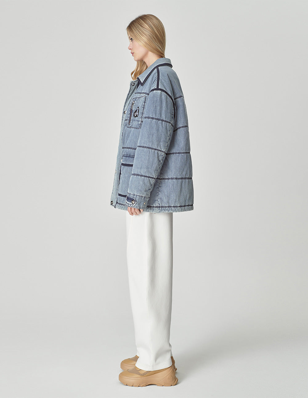 Unisex Washed Denim Cotton Jacket