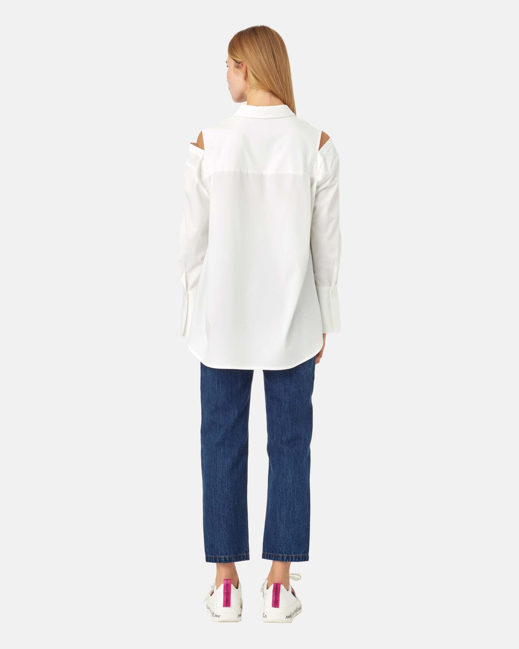 Women's Straight Fit Embroidered Washed Denim Jeans