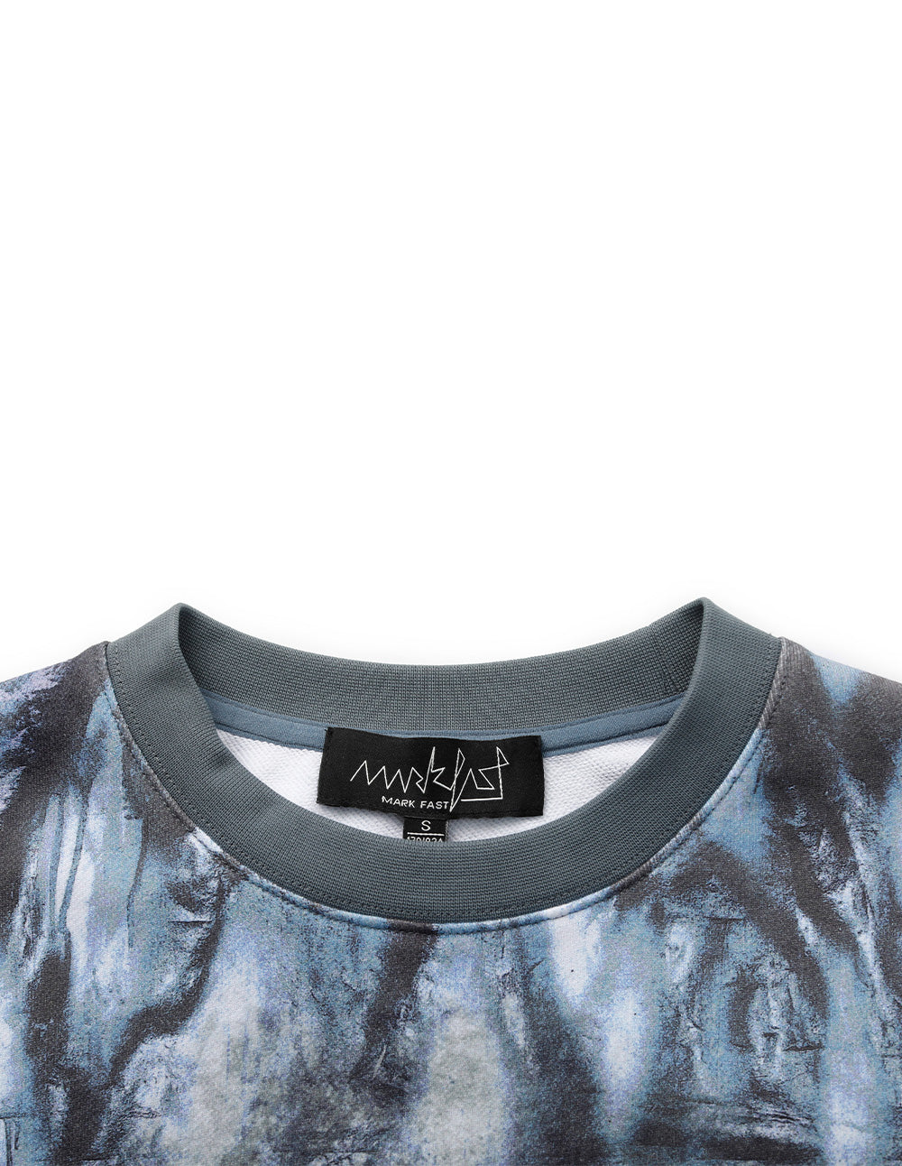 Unisex Abstract Print Cotton Loose-Fit Sweatshirt
