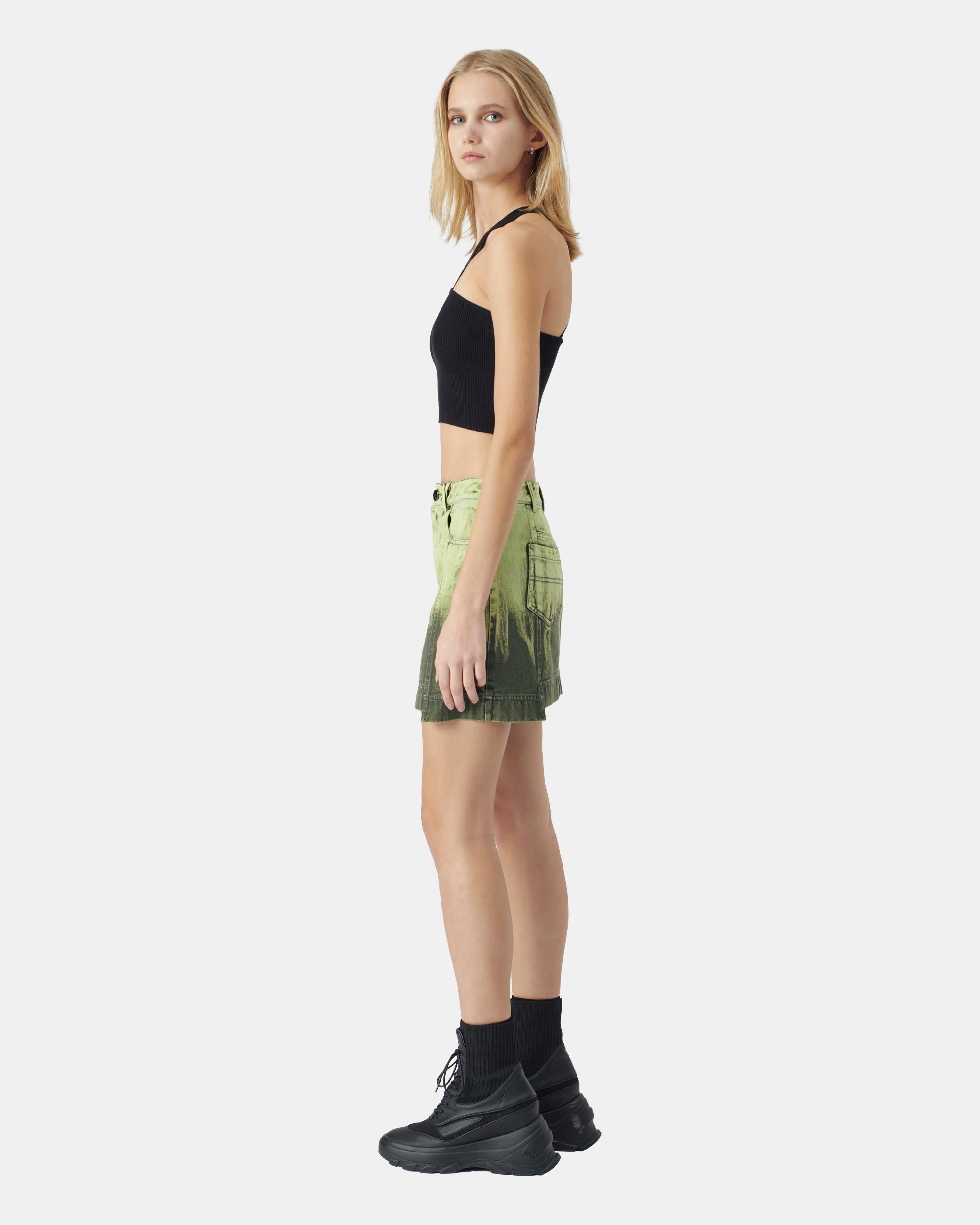 Women's Irregular Denim Skirt