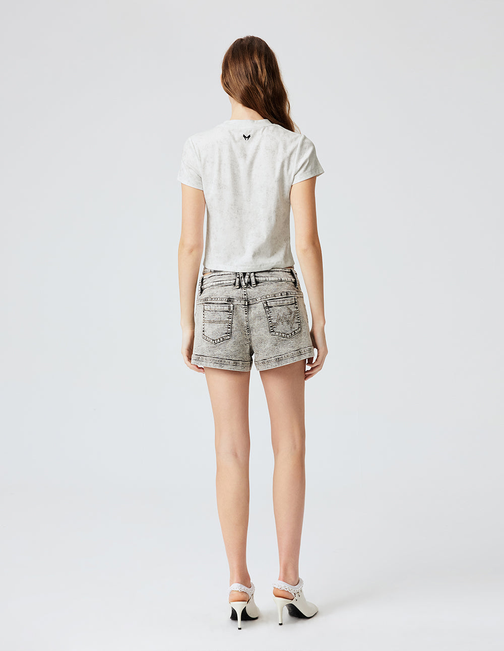 Women's Cotton Solid-Color Stretch T-Shirts