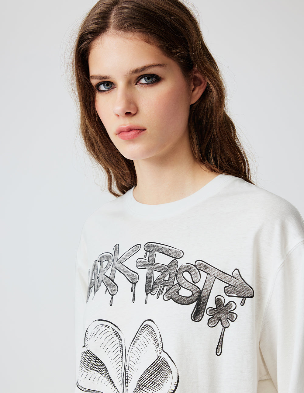 Women's Linen Cotton Crewneck