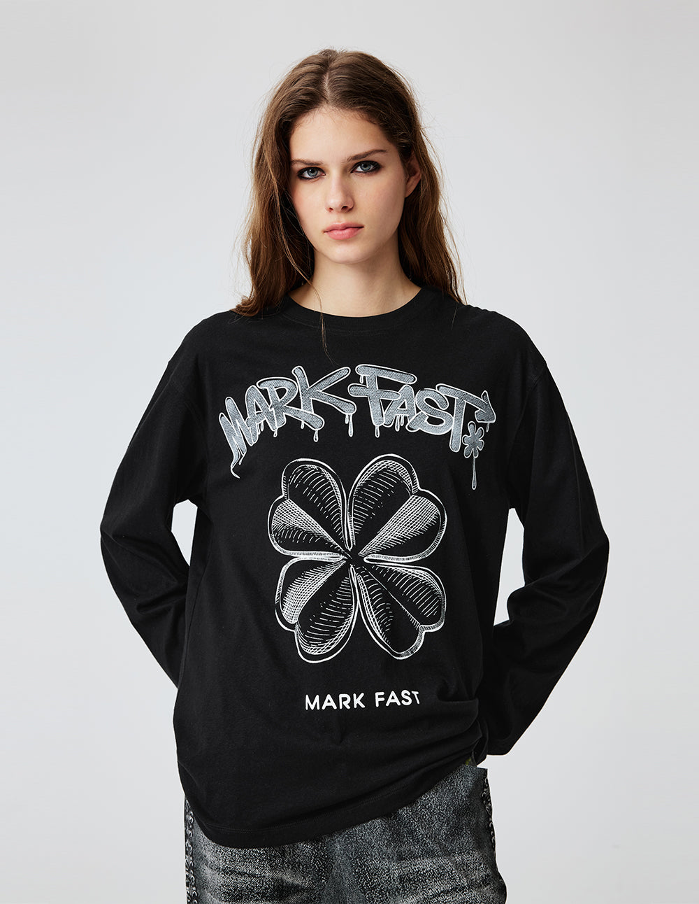Women's Linen Cotton Crewneck