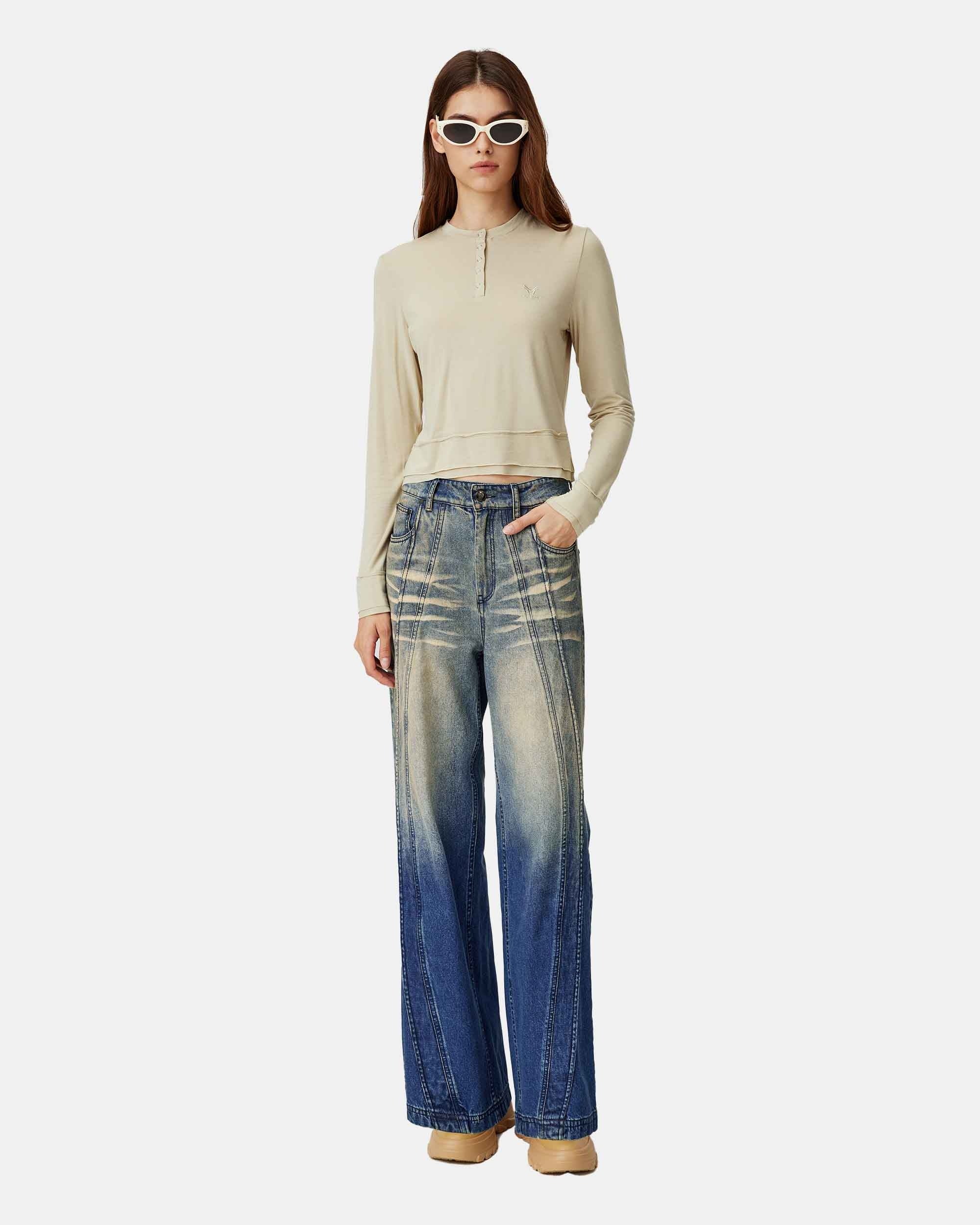MARK FAST Mid-Wash Heritage Denim Jeans
