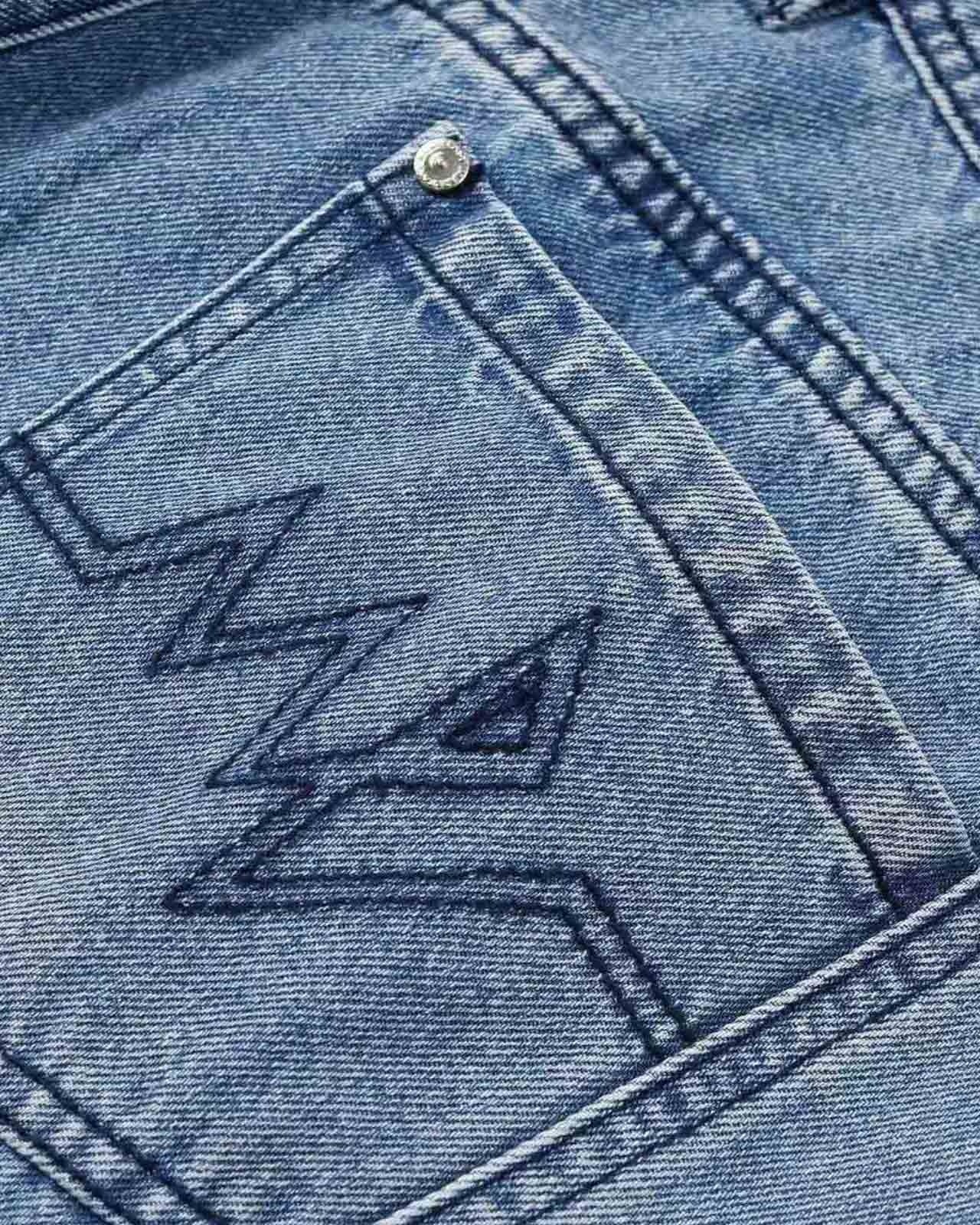MARK FAST Heritage Distressed Denim Jeans