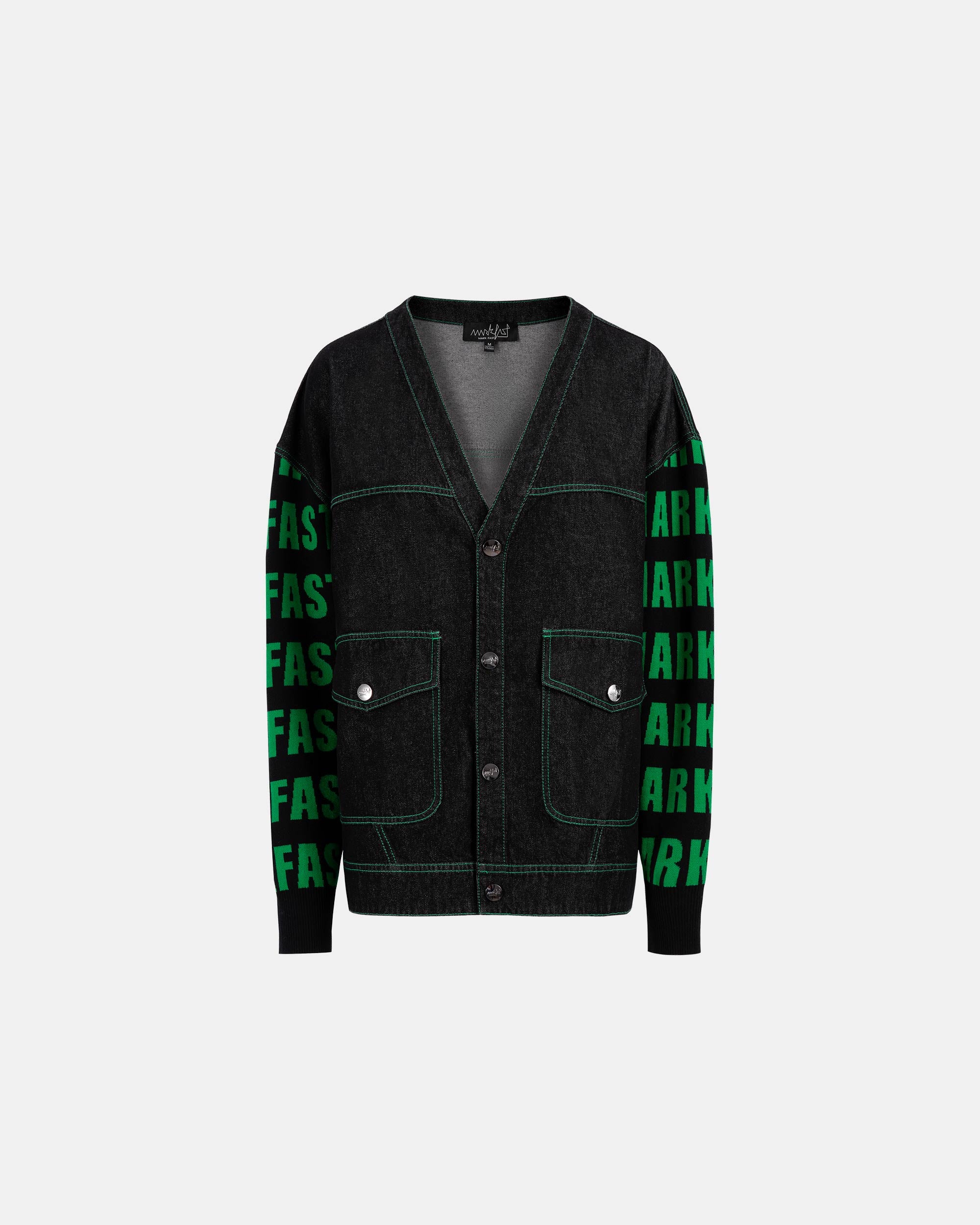 Unisex Knitted Stitched Denim Jacket