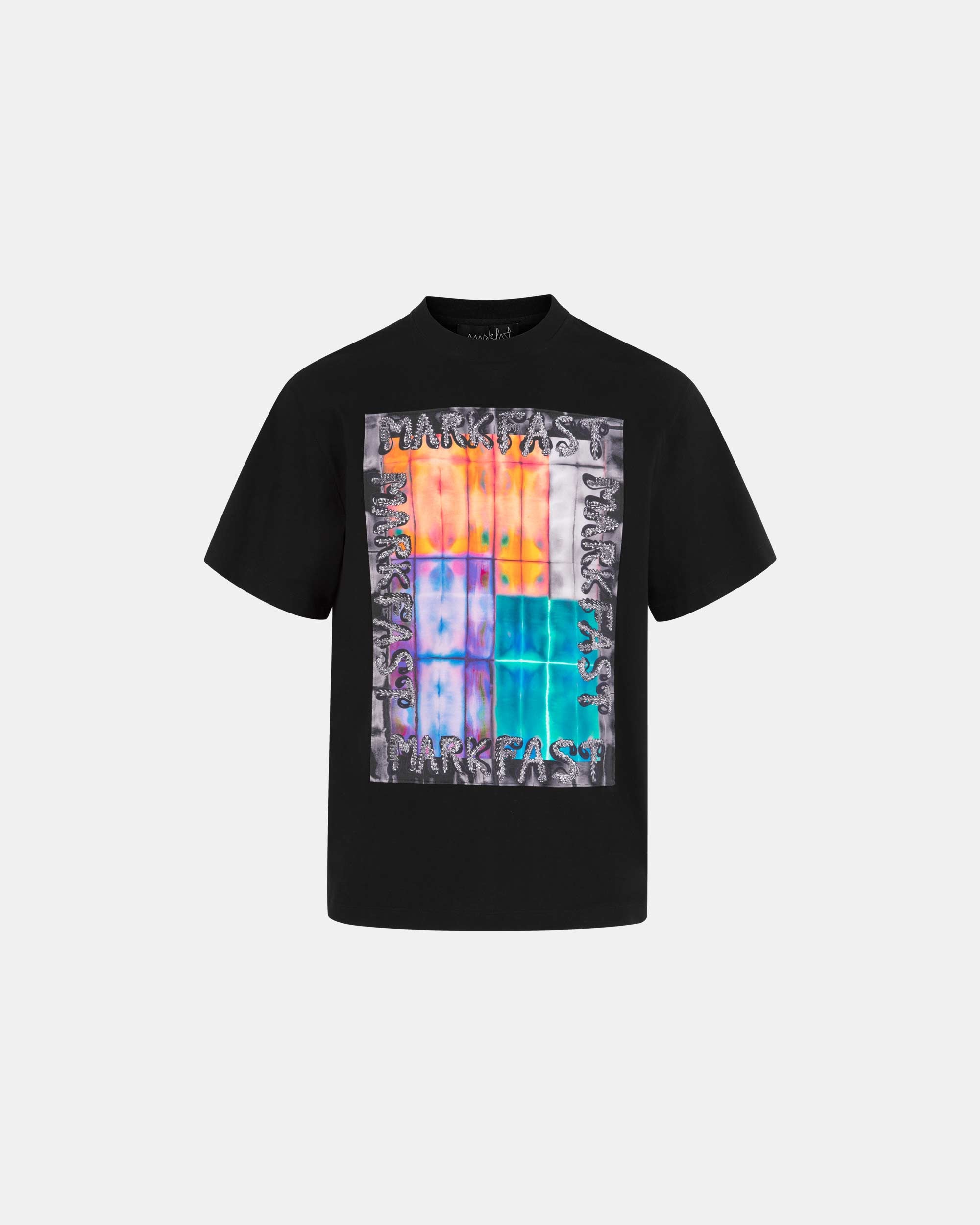 Unisex Spectrum Box Print Relaxed Fit Graphic T-Shirt