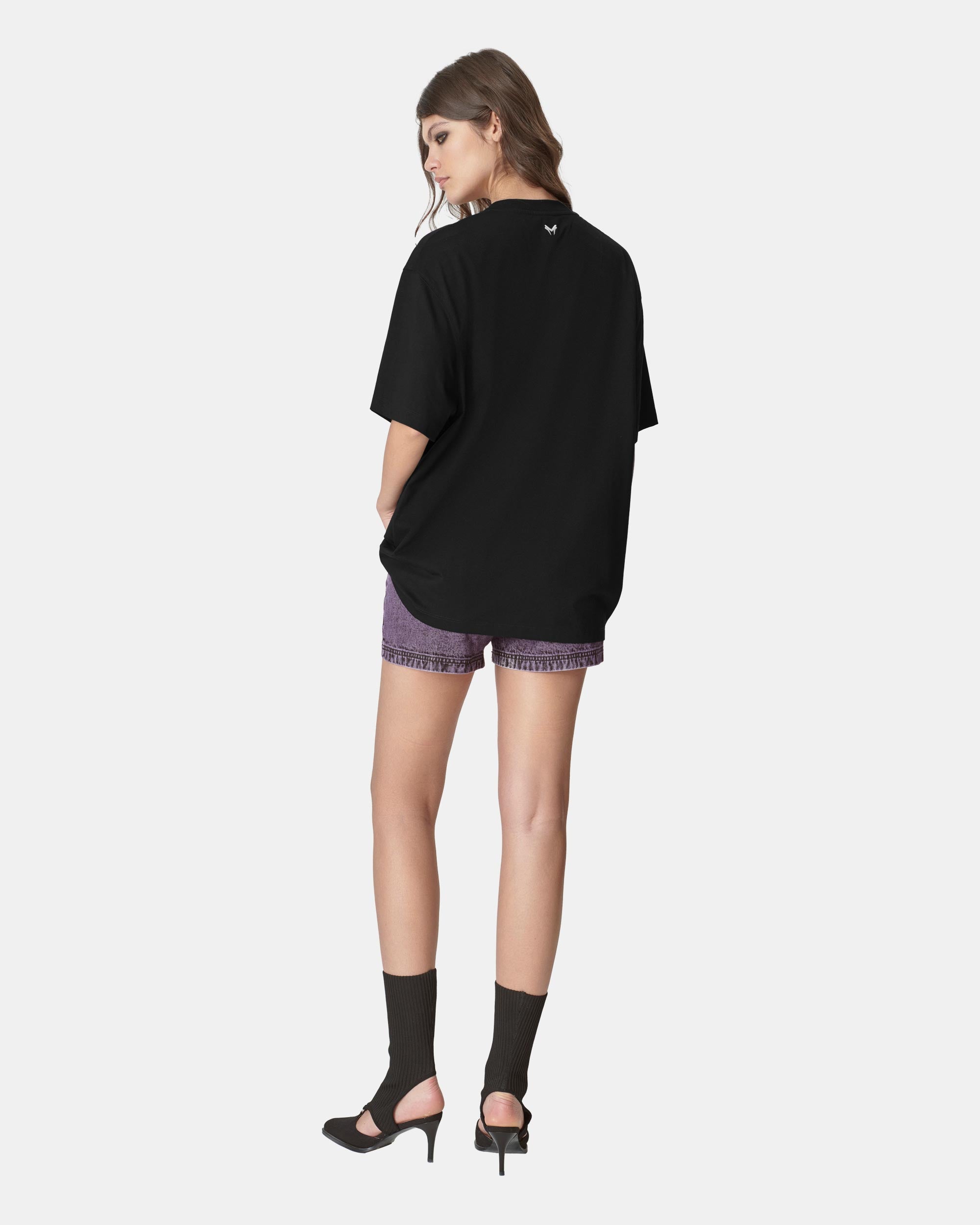 Unisex Spectrum Box Print Relaxed Fit Graphic T-Shirt