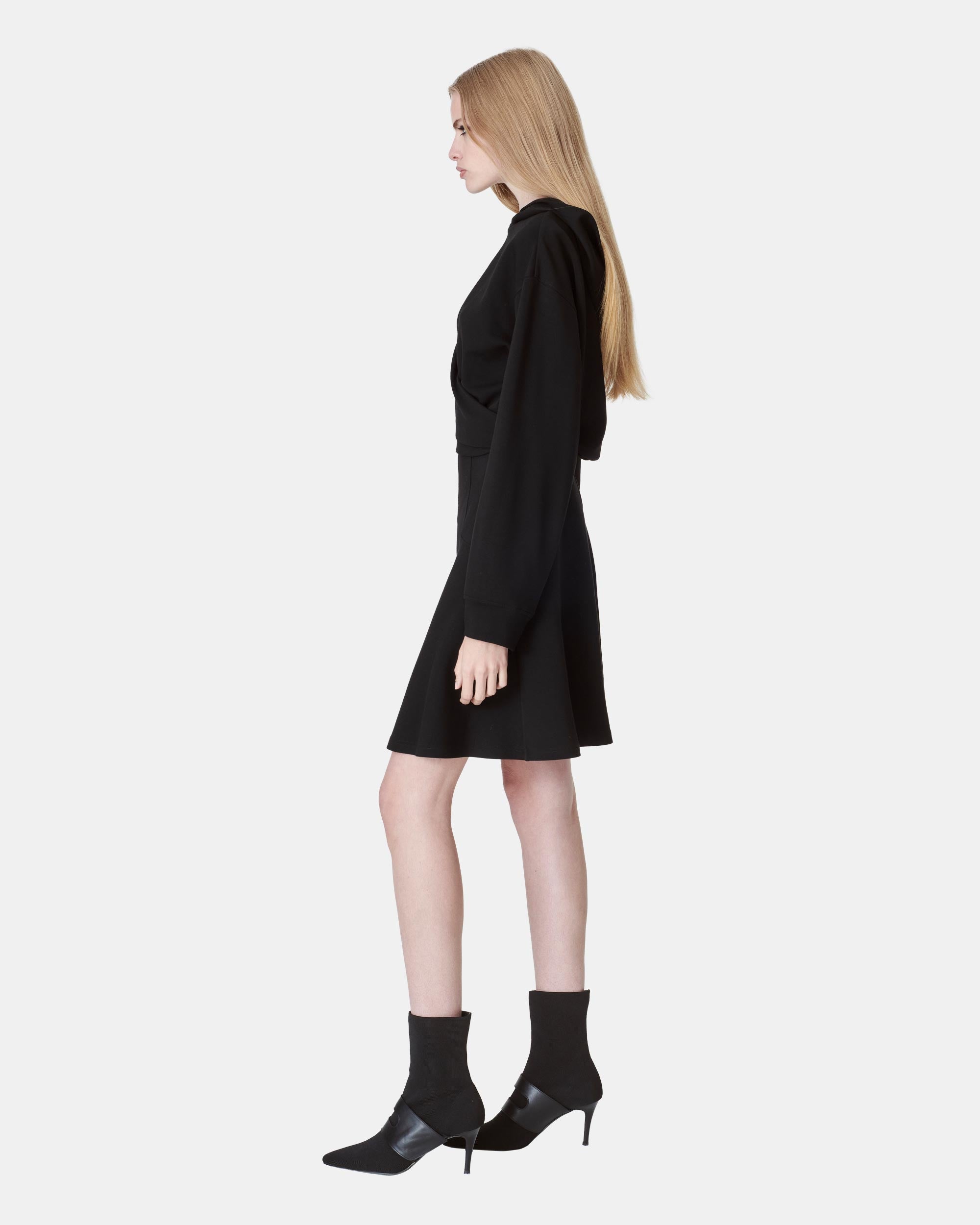 Women's Air Cotton Raglan Sleeve Hooded Wrap Hoodie