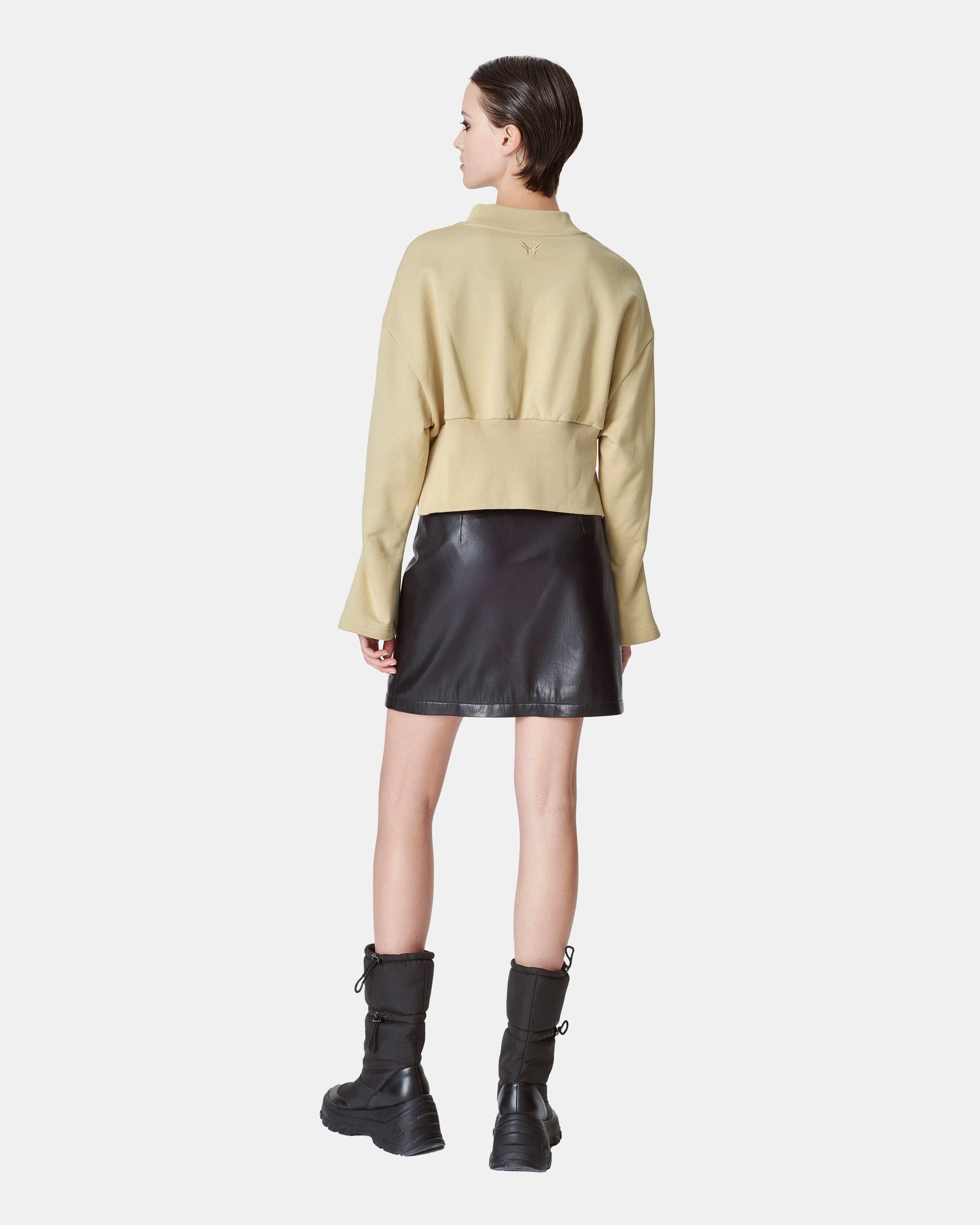 Women's Embroidered Flared Sleeve Pure Cotton Knit Sweater
