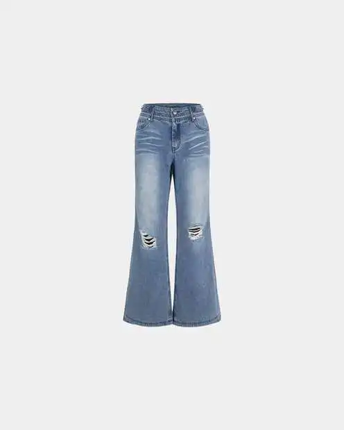 MARK FAST Heritage Distressed Denim Jeans