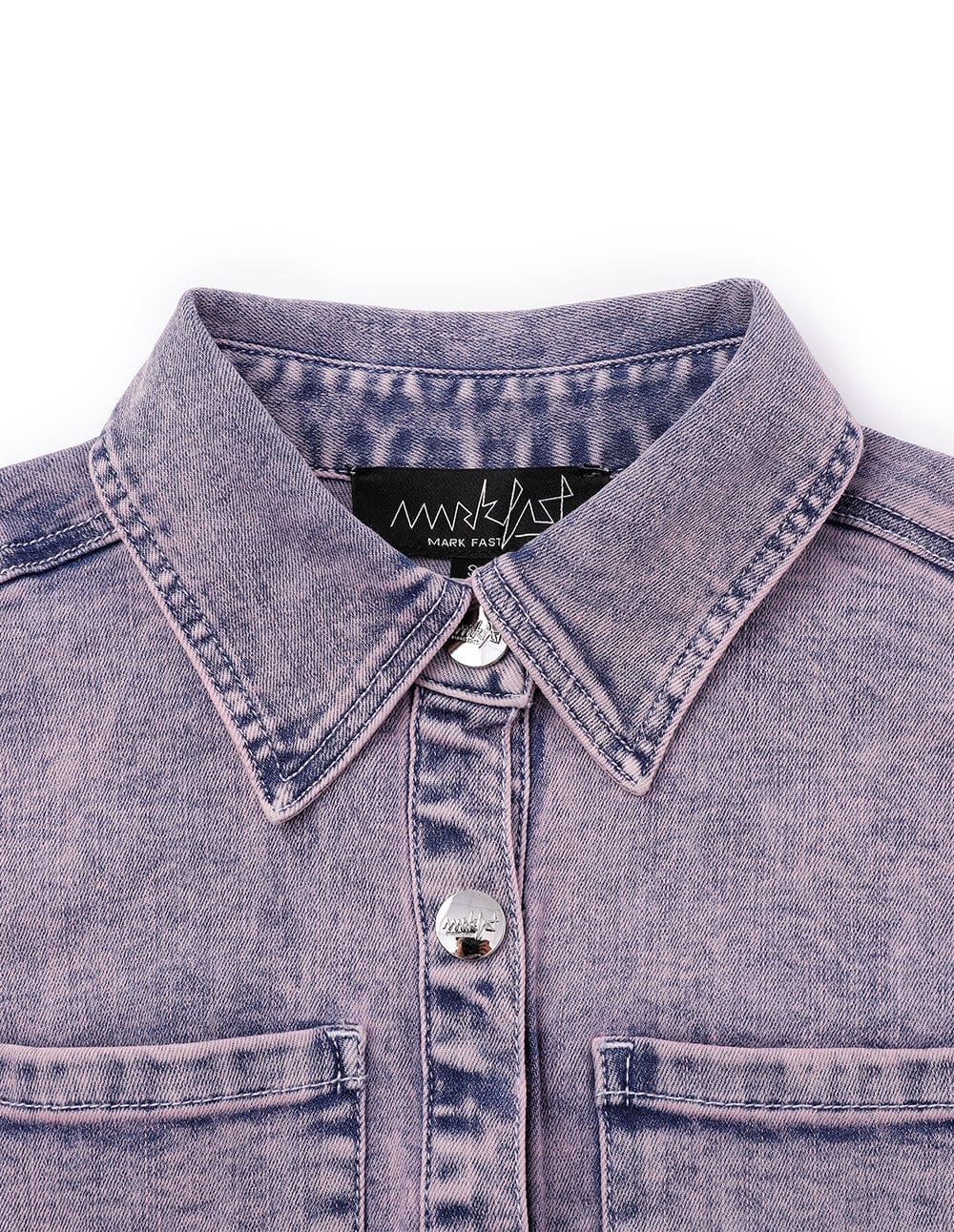 Women's lavender purple denim dress