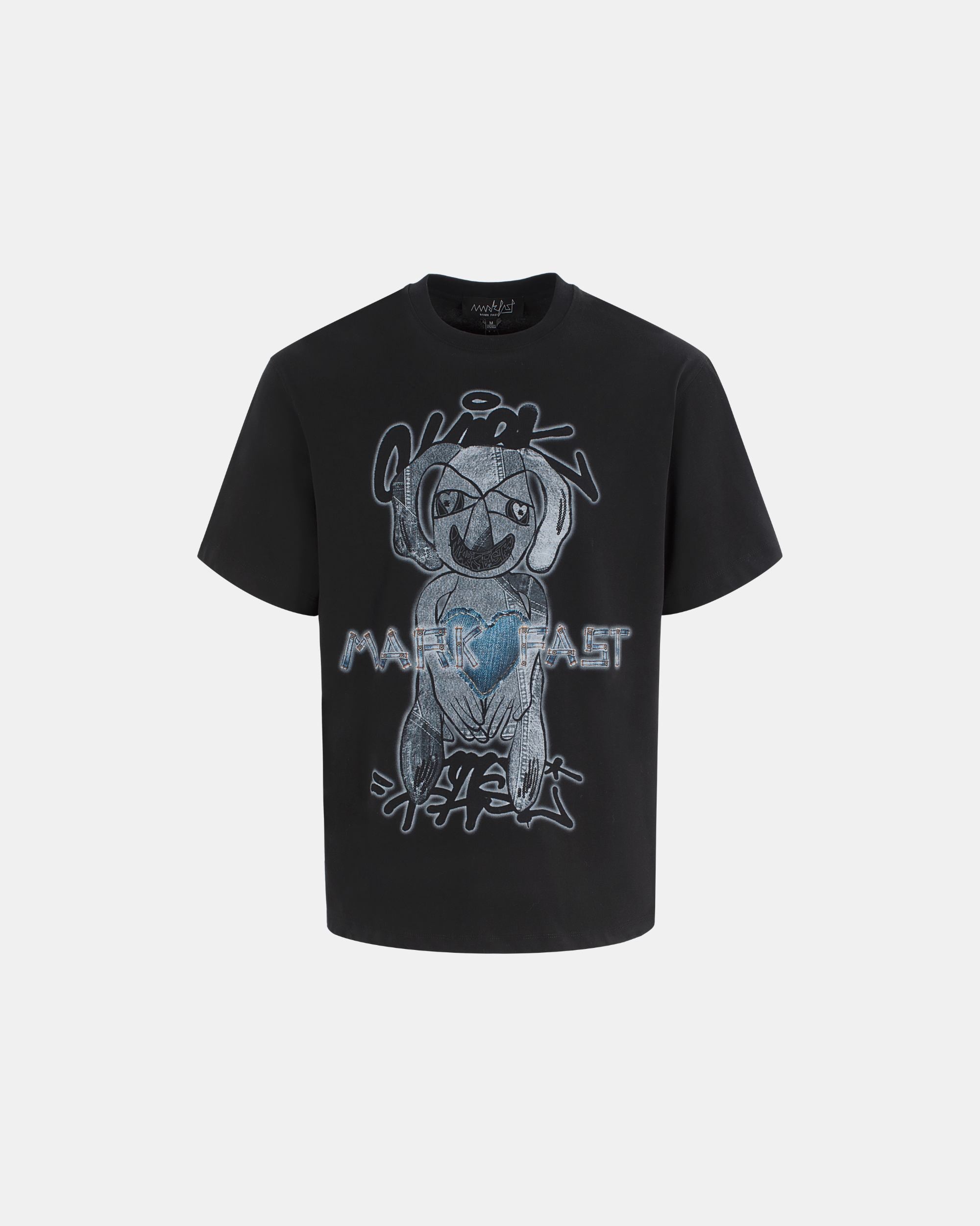 Unisex Graffiti Logo Print Short Sleeve Tee