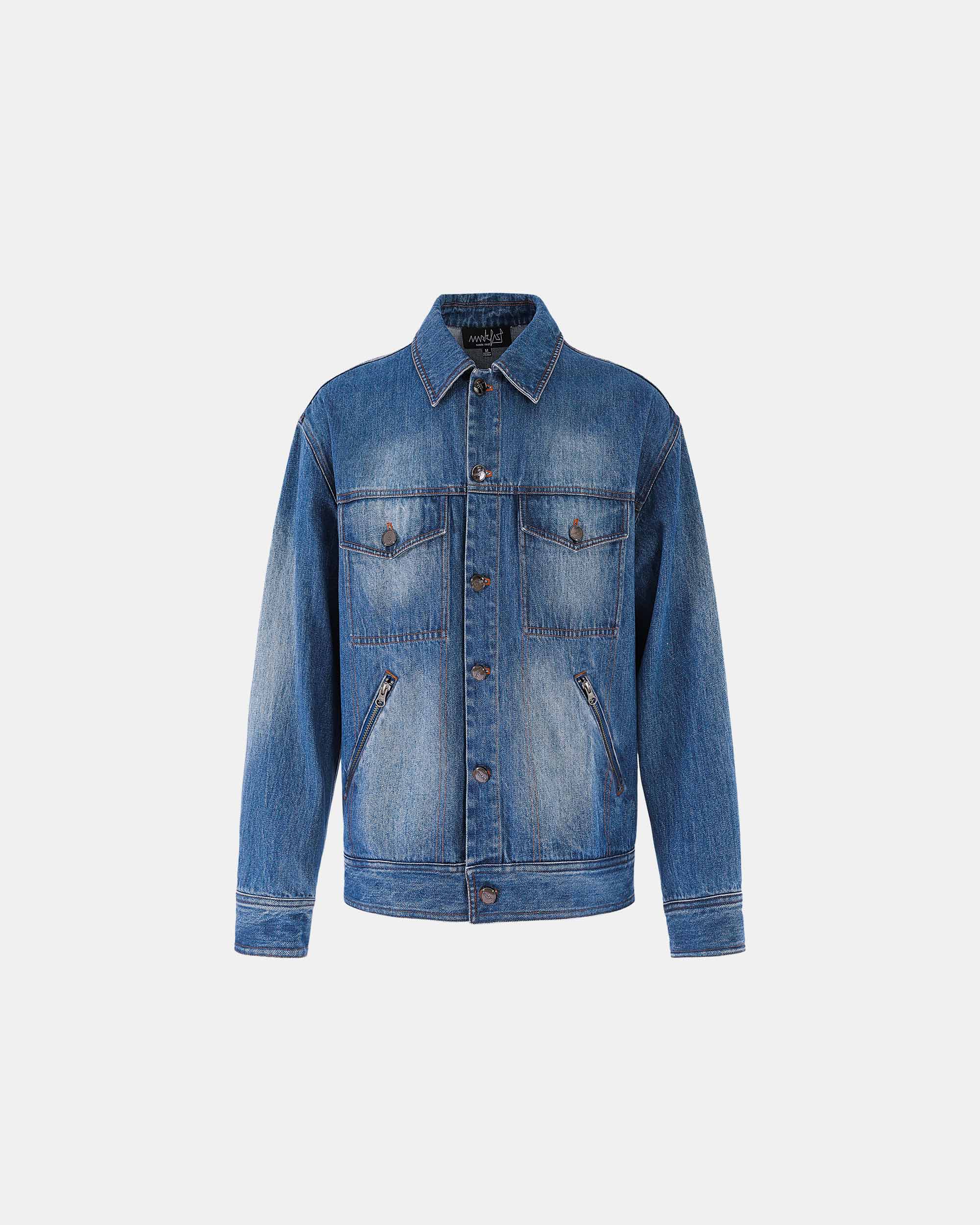 Dark Blue Couples Denim Jacket