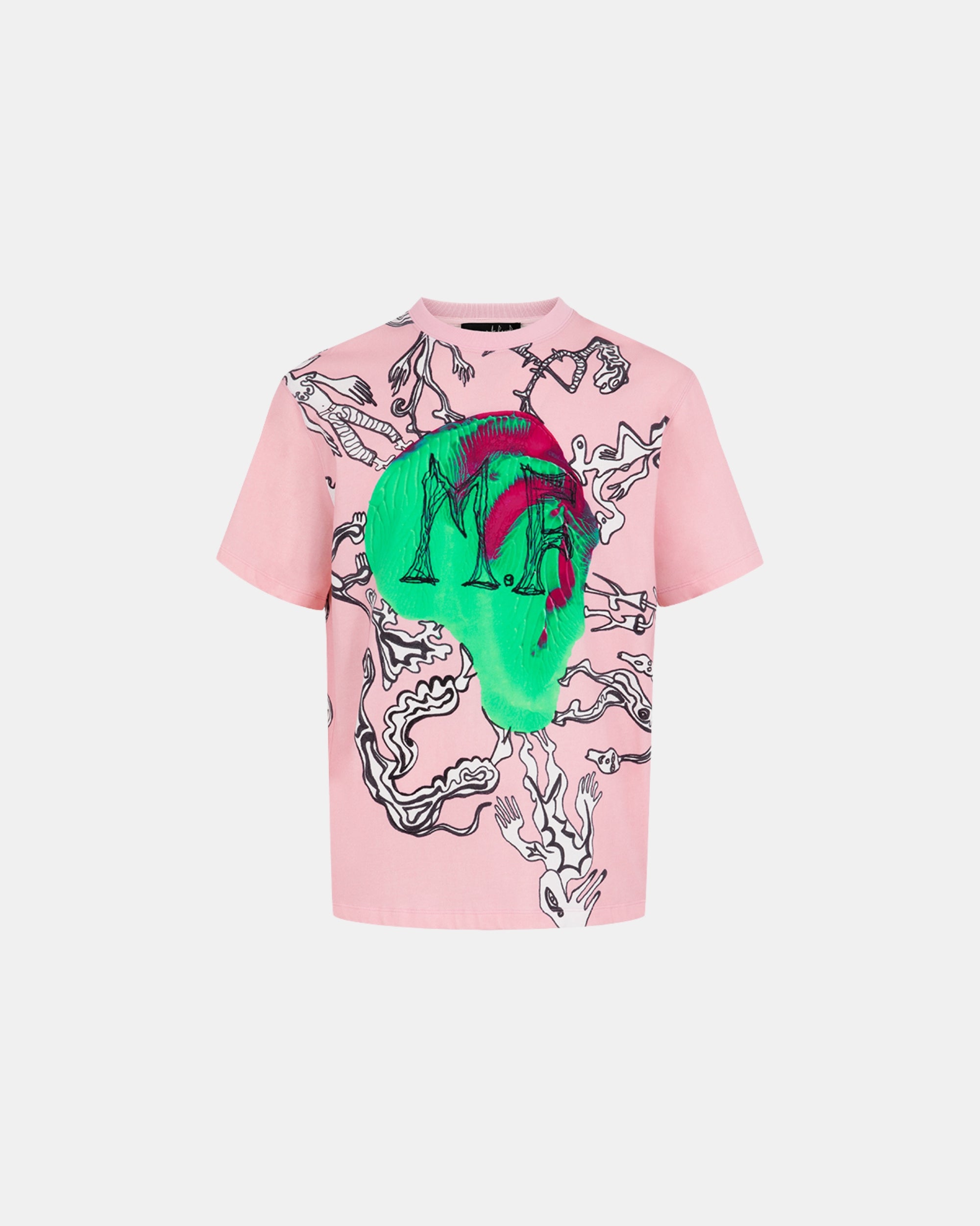 Unisex Around The Planet Printed Cotton T-Shirt
