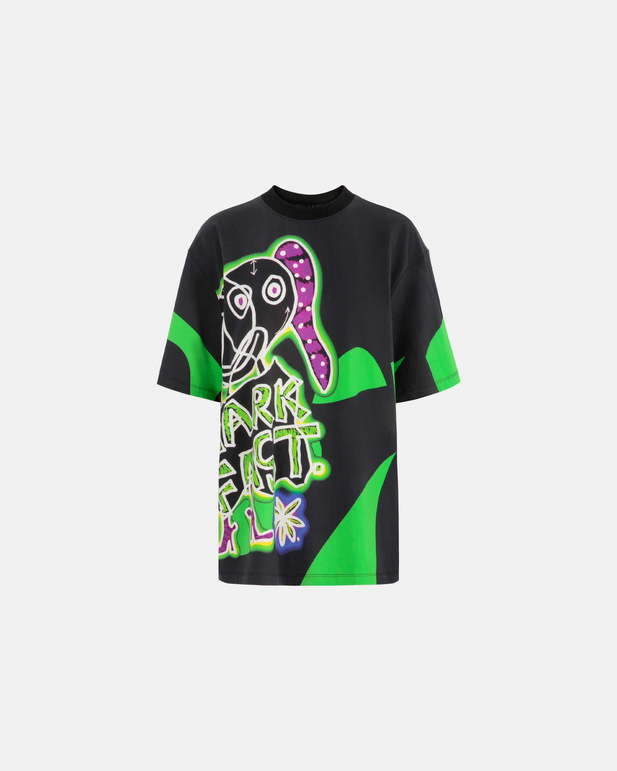 Unisex Neon Graphic Loose Fit Streetwear T-Shirt