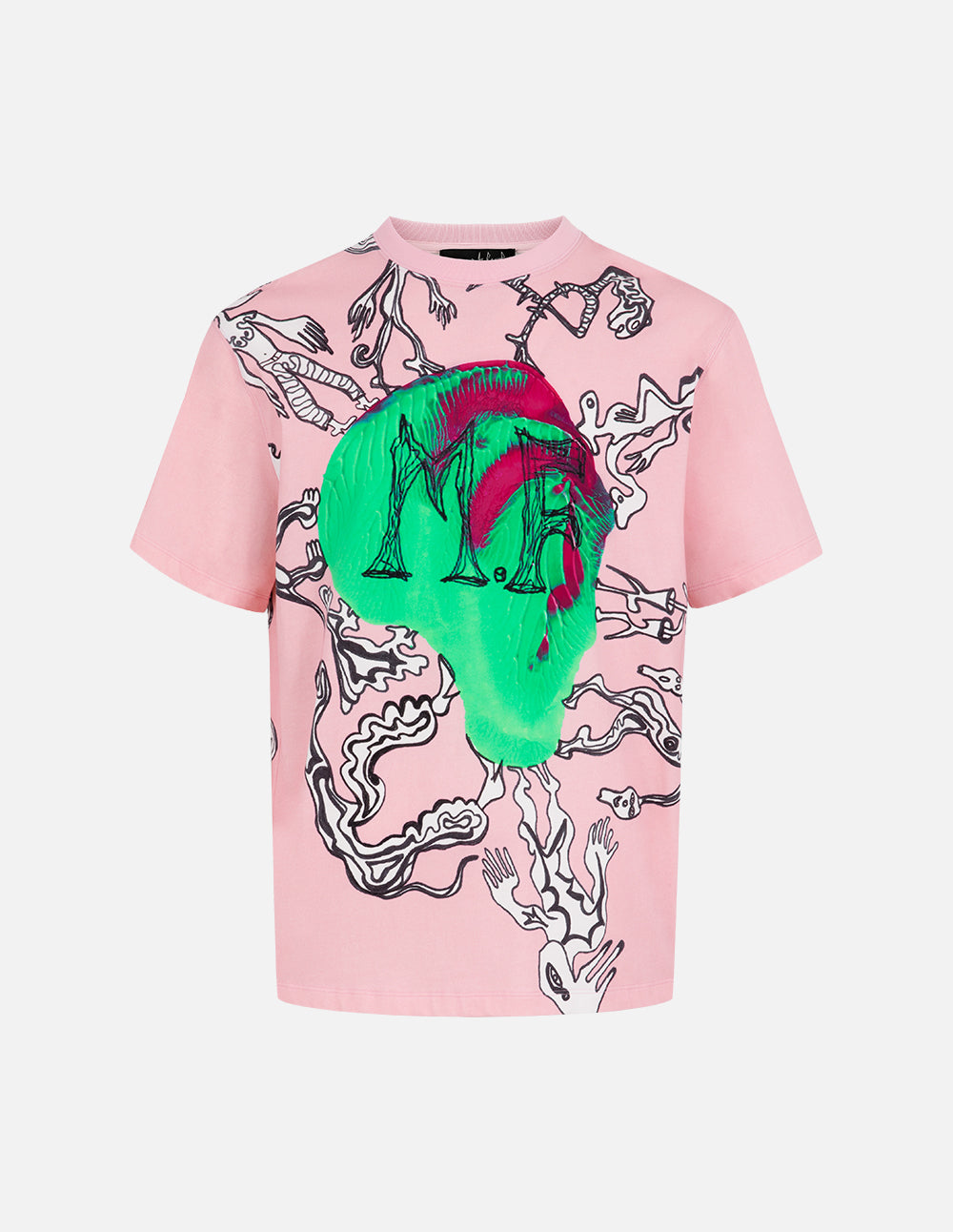 Couple's Around The Planet Printed Cotton T-Shirt