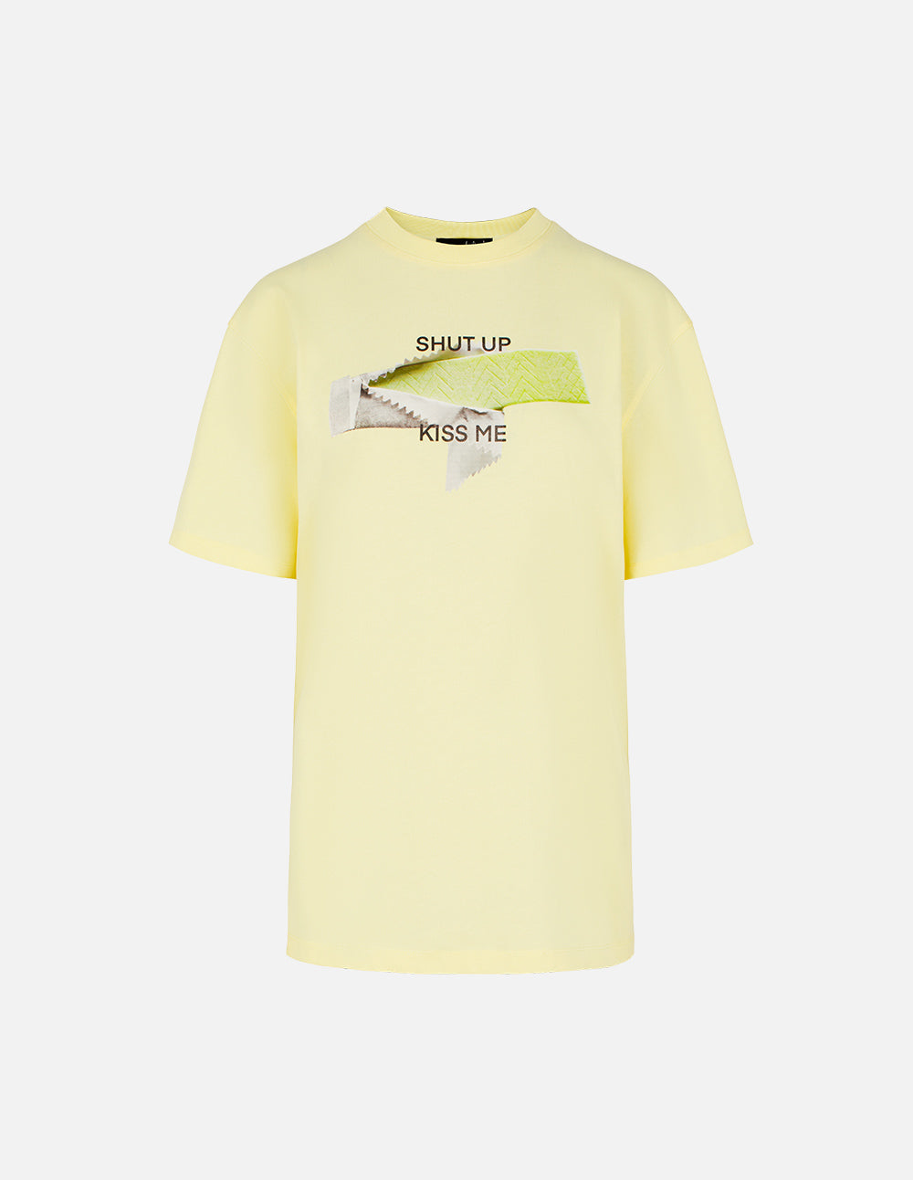 Unisex Chewing Gum Slogan Printed T-Shirt