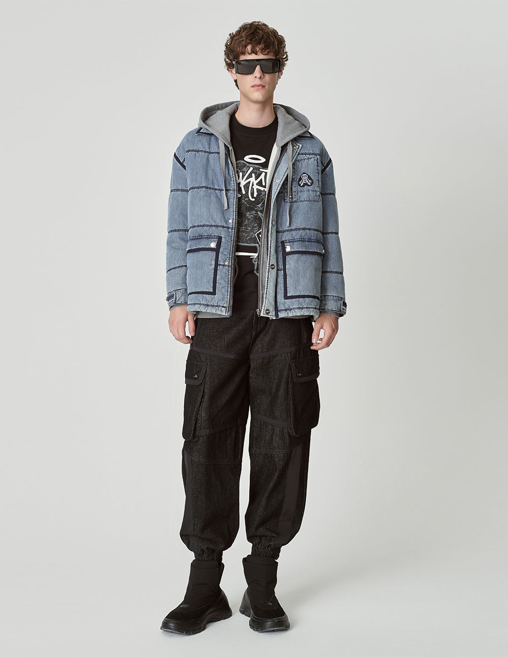 Unisex Washed Denim Cotton Jacket