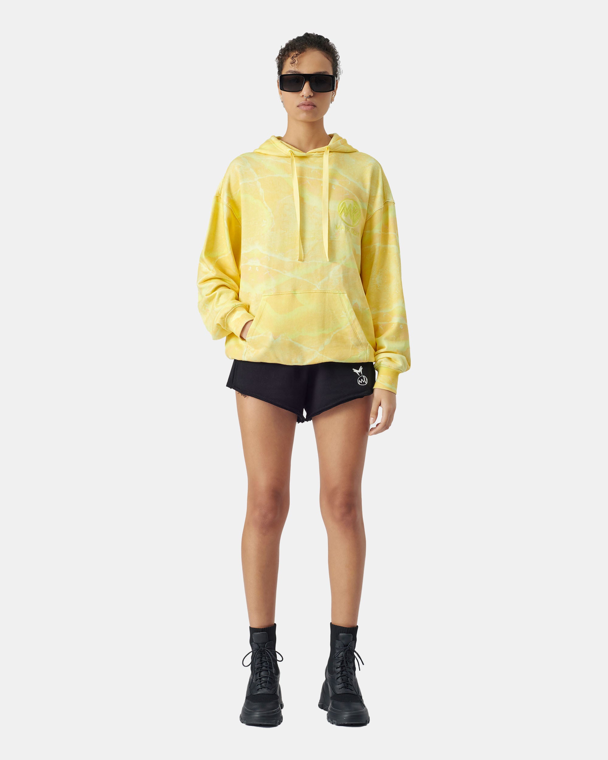 Unisex Relaxed Fit Graphic Hooded Pullover