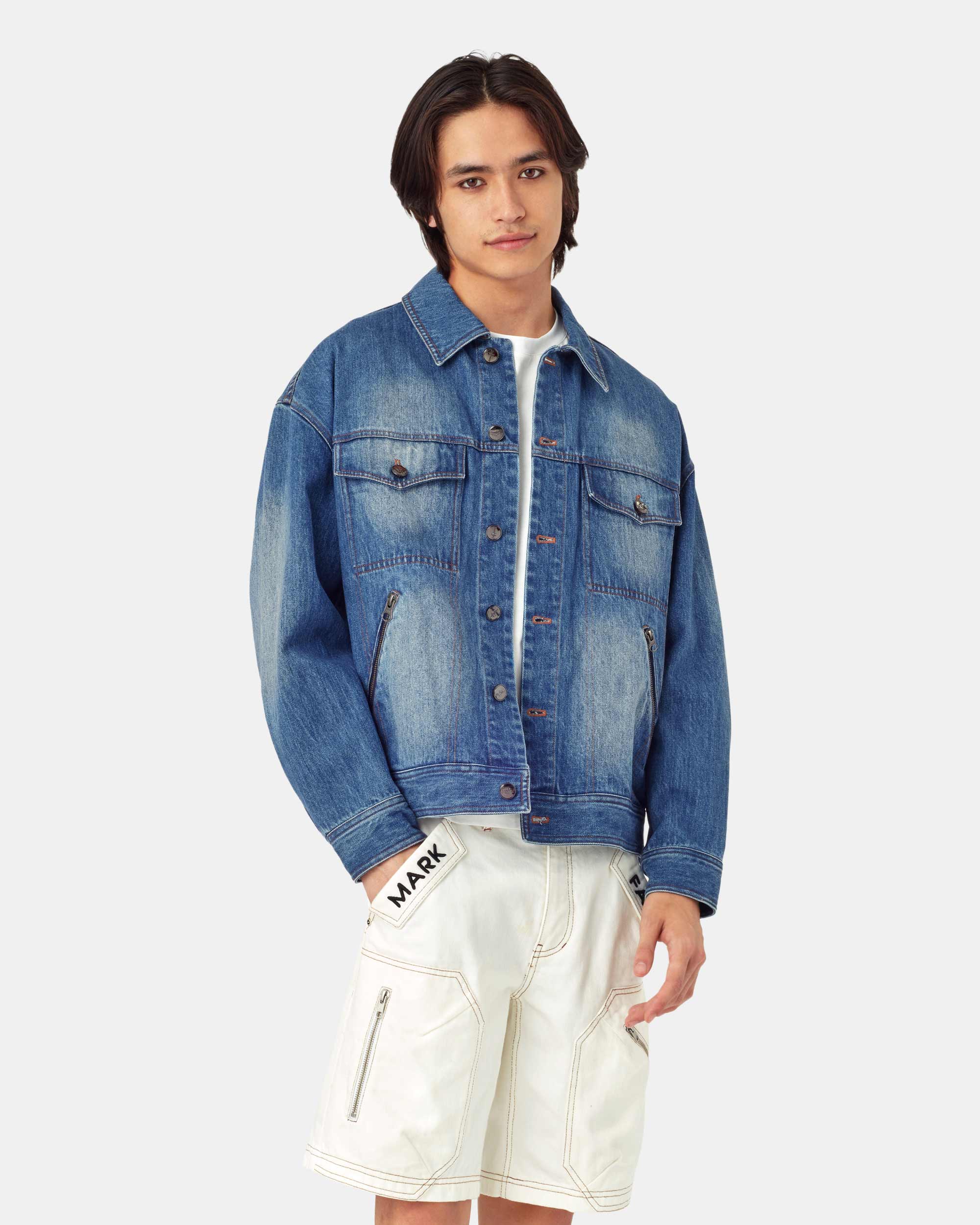 Dark Blue Couples Denim Jacket