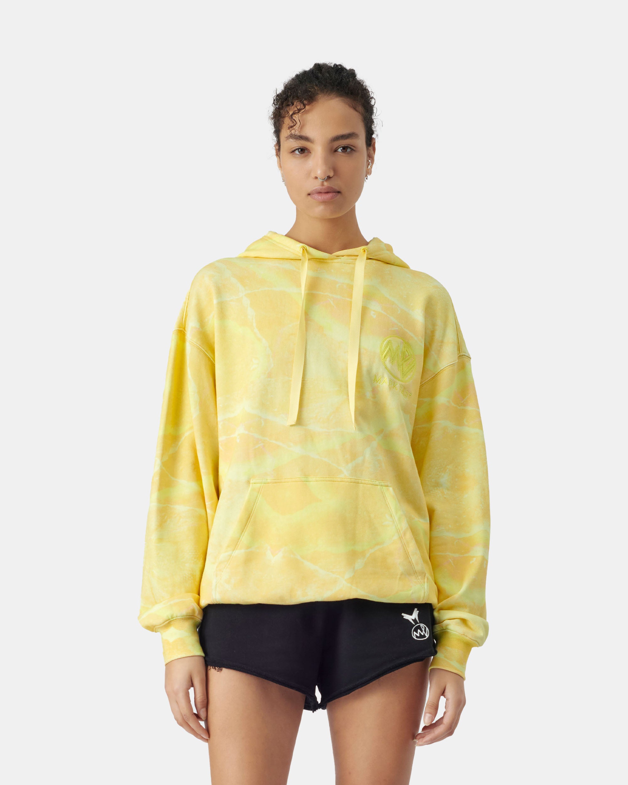 Unisex Relaxed Fit Graphic Hooded Pullover