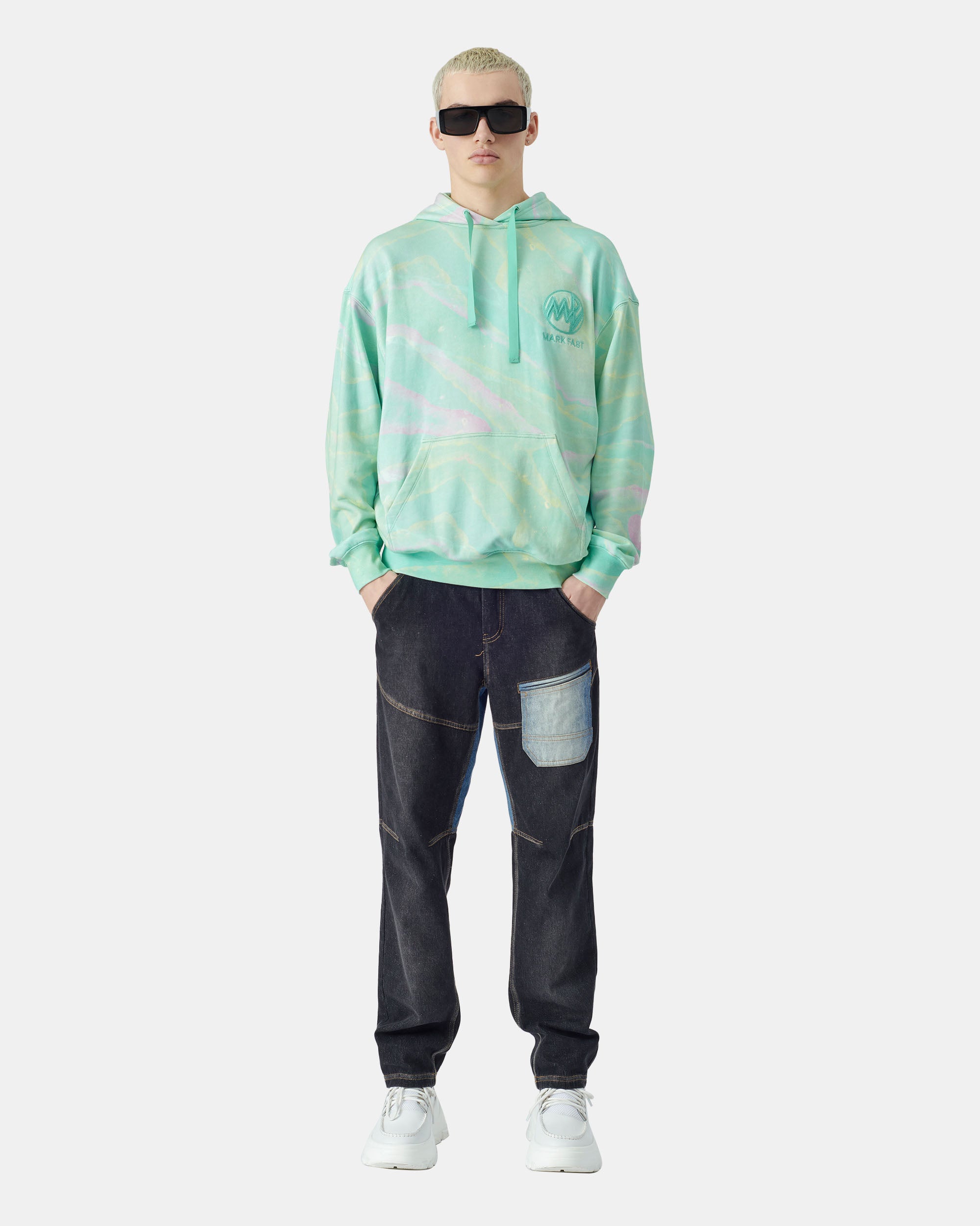 Unisex Relaxed Fit Graphic Hooded Pullover