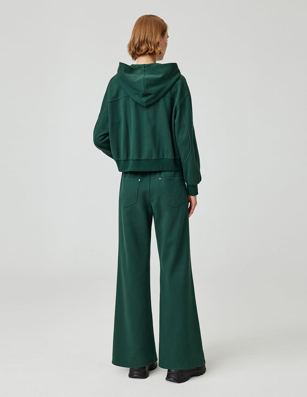 Women's Versatile Slimming Elastic Drawstring Wide-Leg Pants