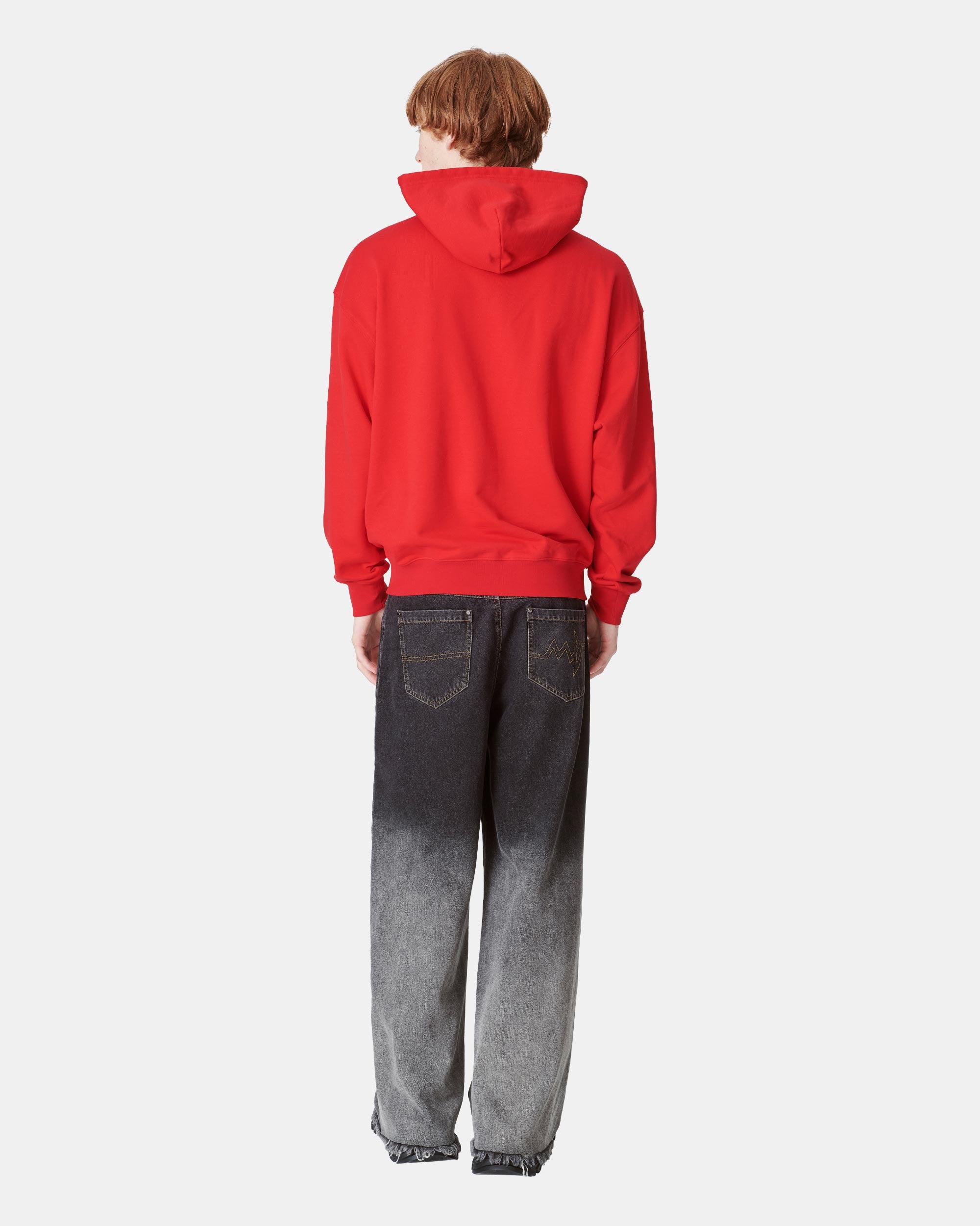 Unisex Printed Cotton Hooded Sweatshirt