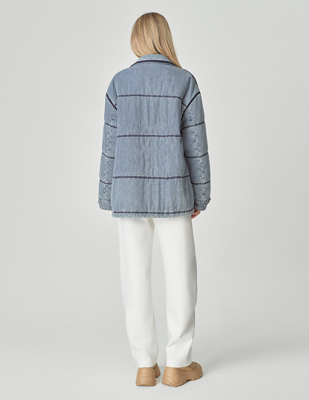 Unisex Washed Denim Cotton Jacket