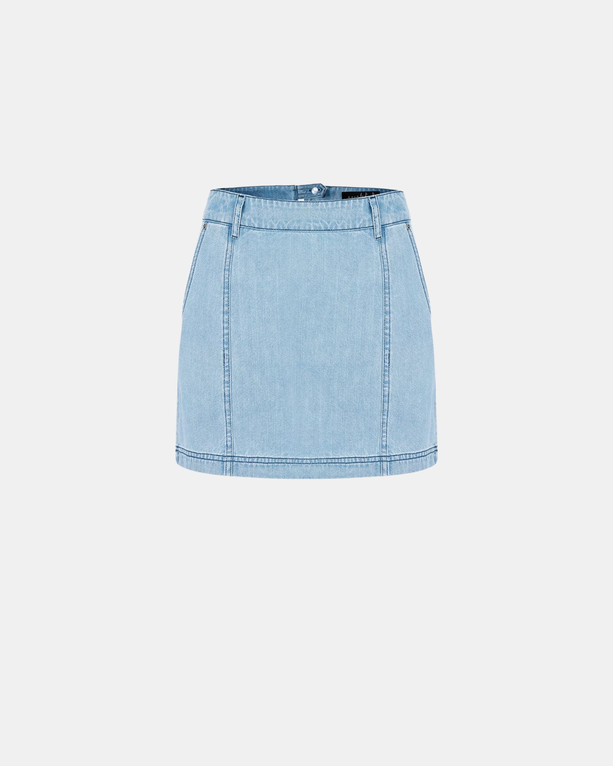 Women's Washed Denim Skirt