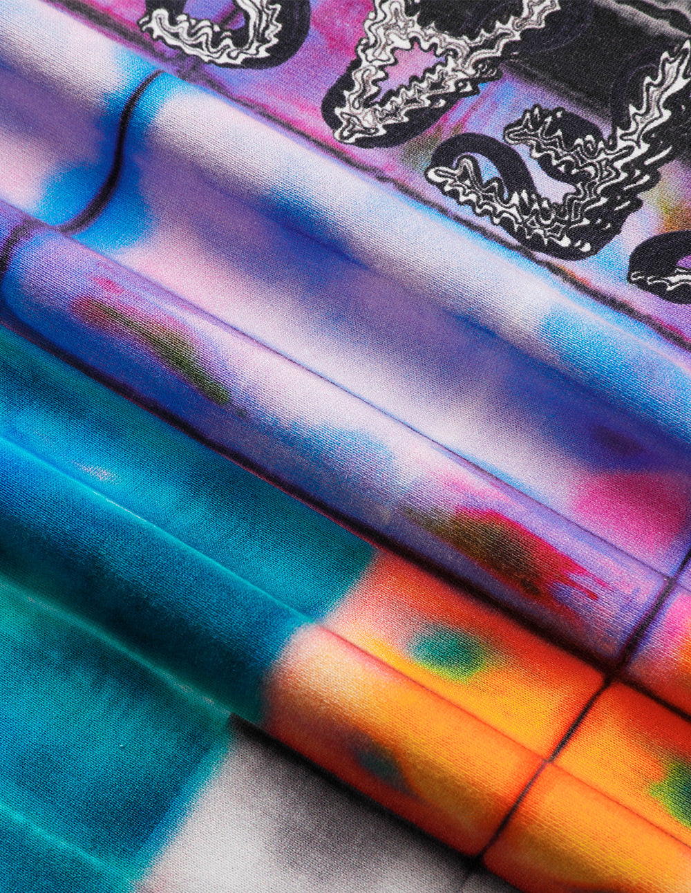 Unisex Spectrum Box Print Relaxed Fit Graphic T-Shirt