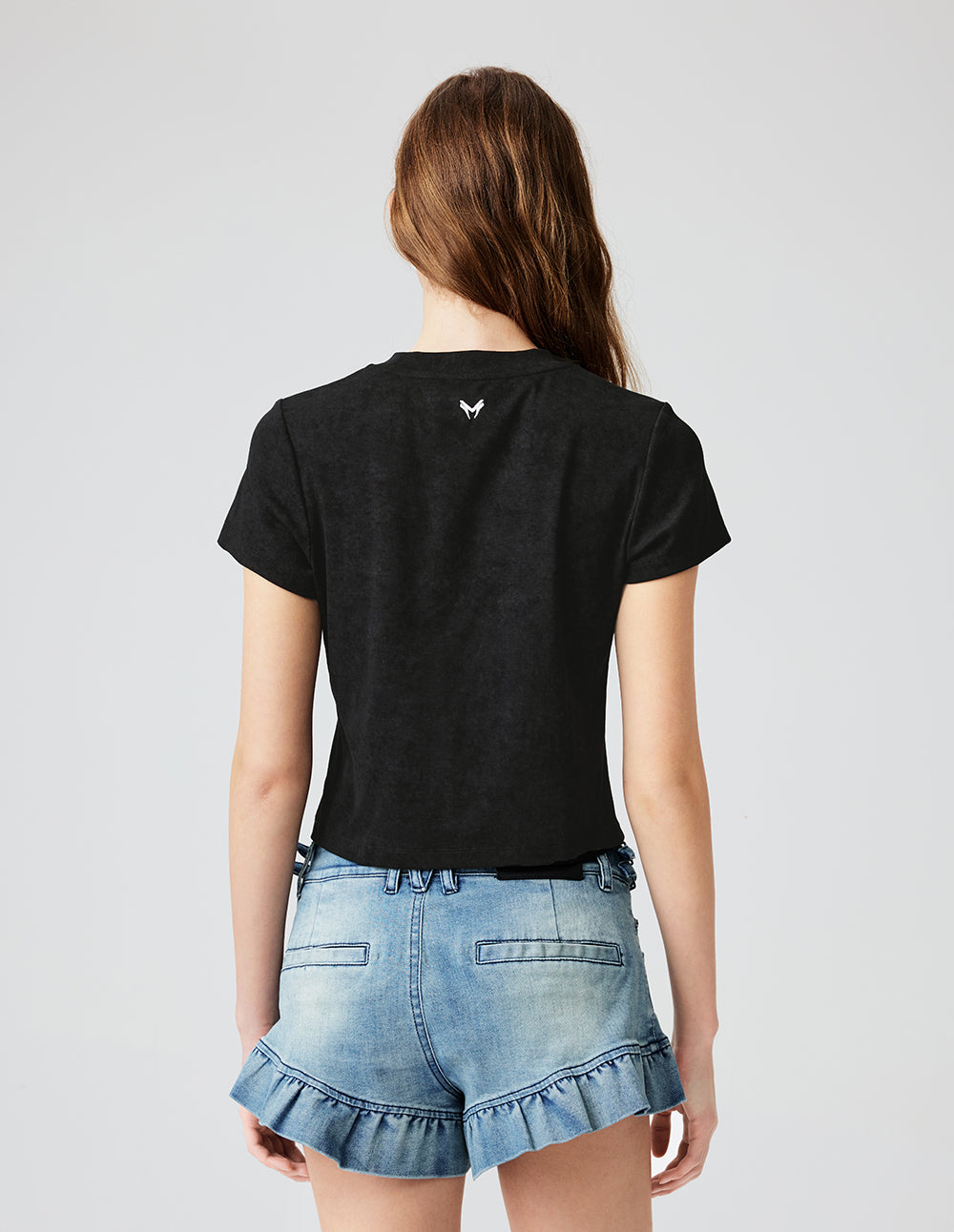 Women's Cotton Solid-Color Stretch T-Shirts