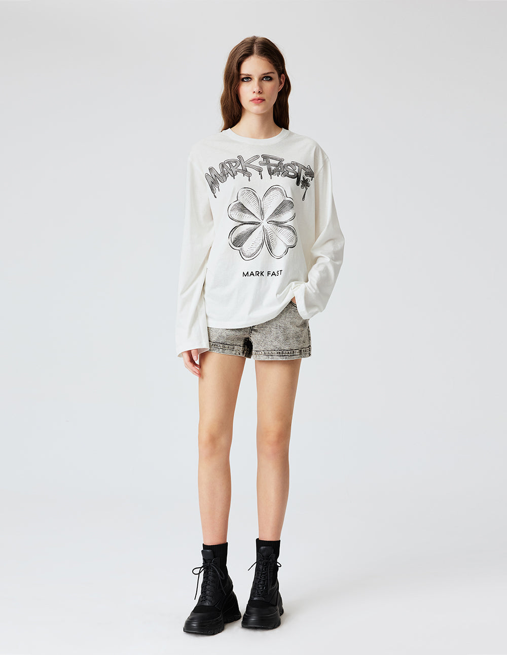 Women's Linen Cotton Crewneck