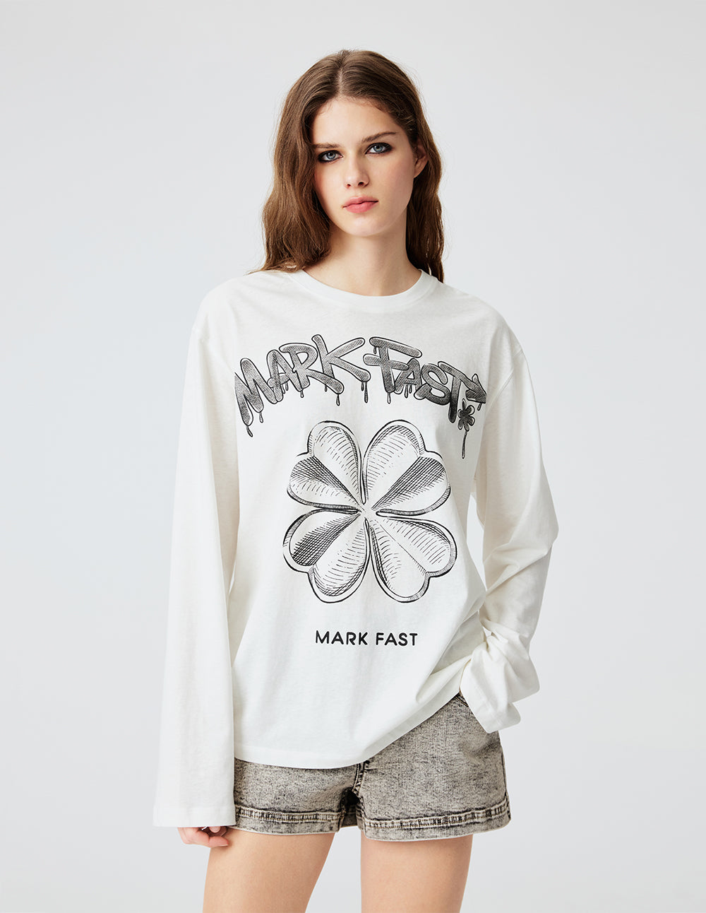 Women's Linen Cotton Crewneck