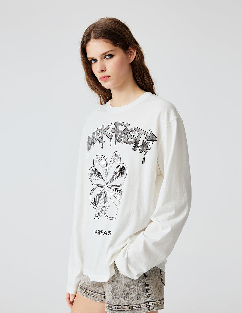 Women's Linen Cotton Crewneck