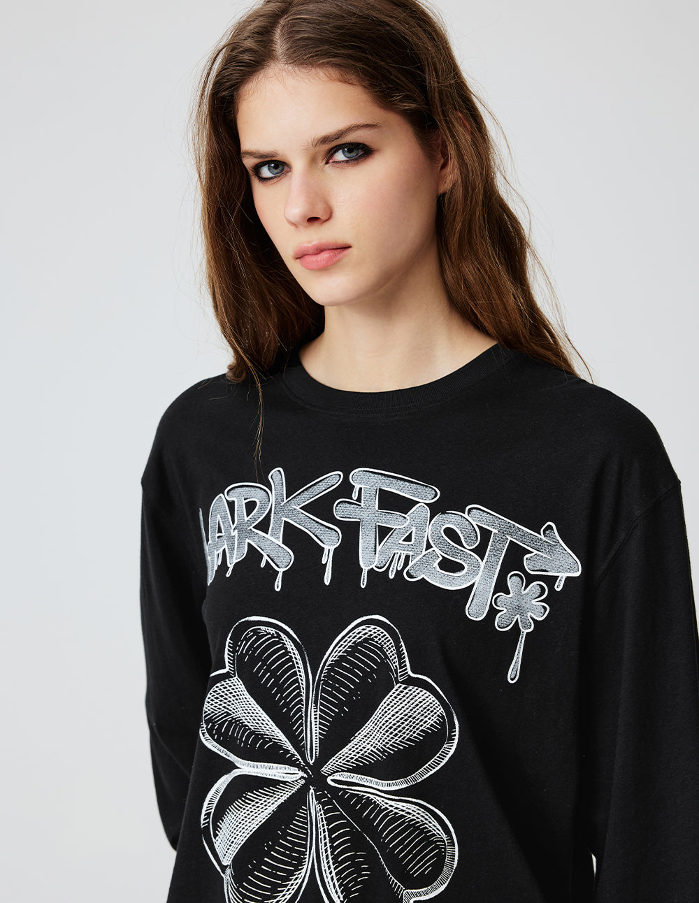 Women's Linen Cotton Crewneck