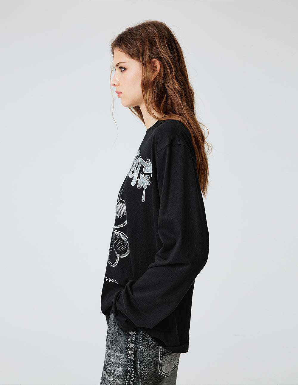 Women's Linen Cotton Crewneck