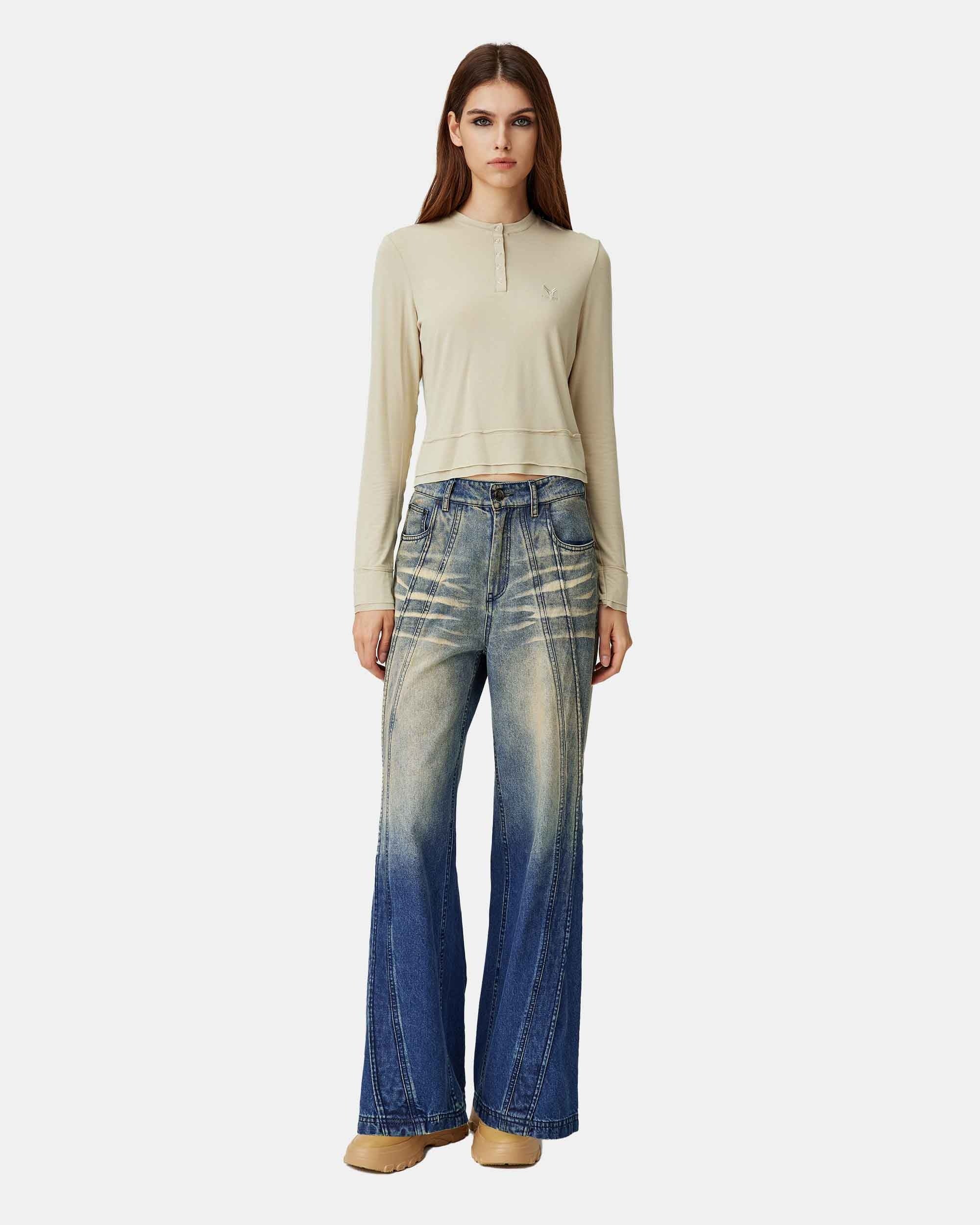 MARK FAST Mid-Wash Heritage Denim Jeans