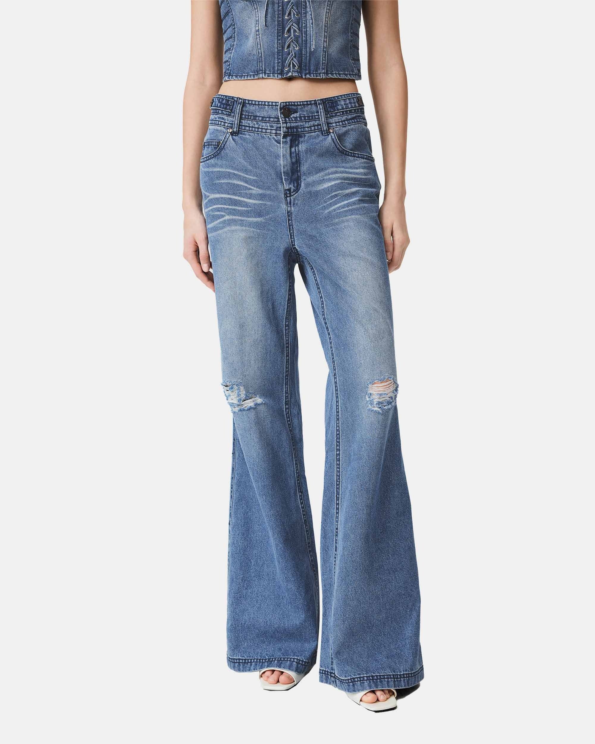 MARK FAST Heritage Distressed Denim Jeans