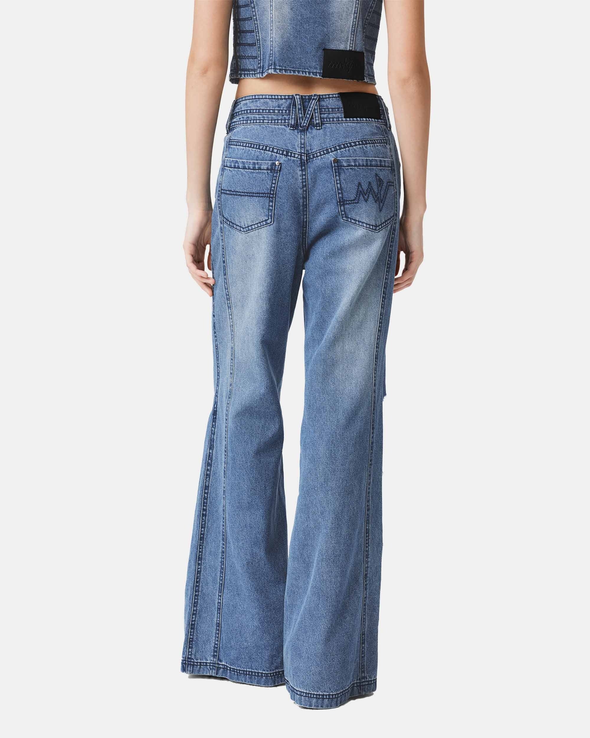 MARK FAST Heritage Distressed Denim Jeans