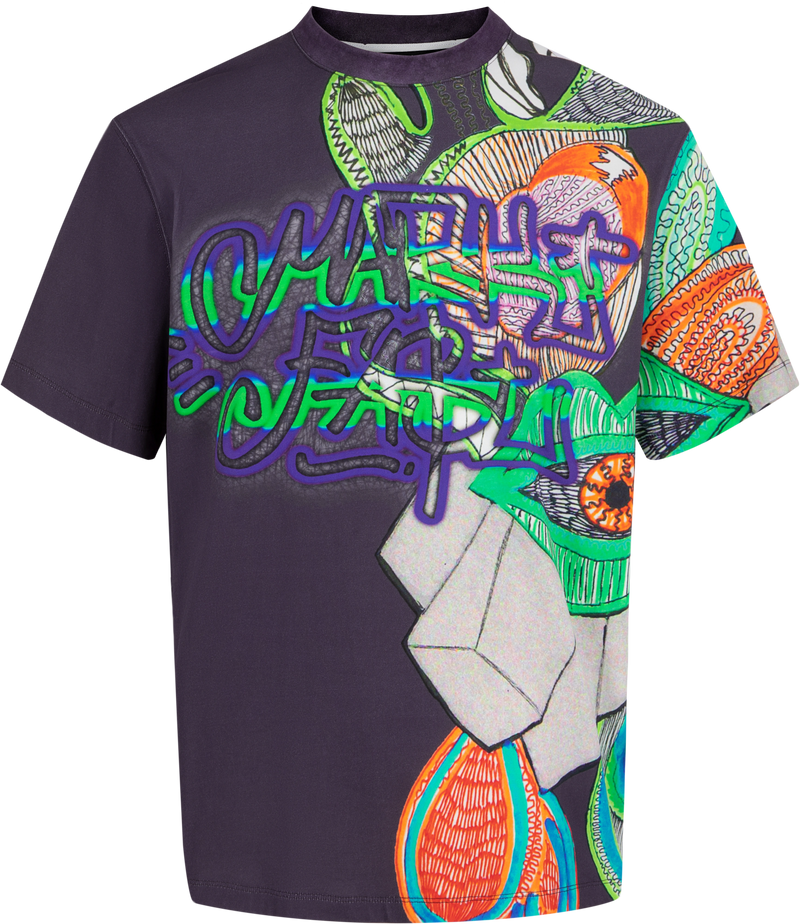 MarkFast Abstract Cactus Graffiti Trend Casual T-Shirts