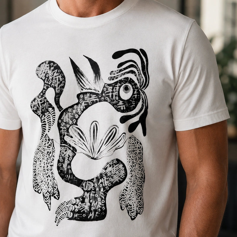 MarkFast Abstract Line Art Minimal Street T-Shirts