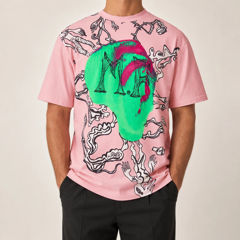 MarkFast Around The Planet Printed Cotton T-Shirts