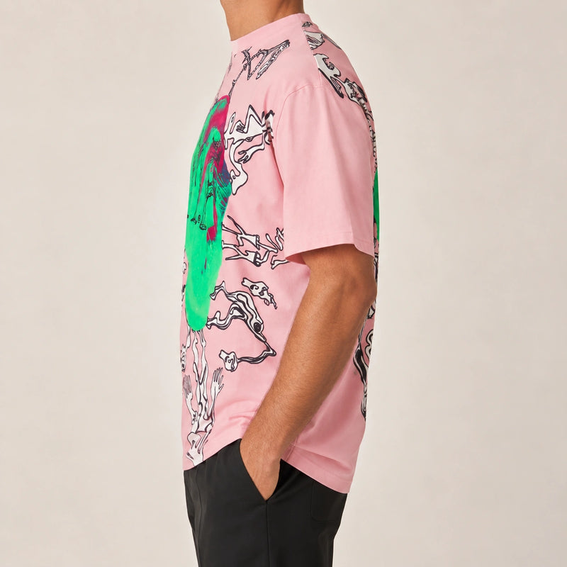 MarkFast Around The Planet Printed Cotton T-Shirts