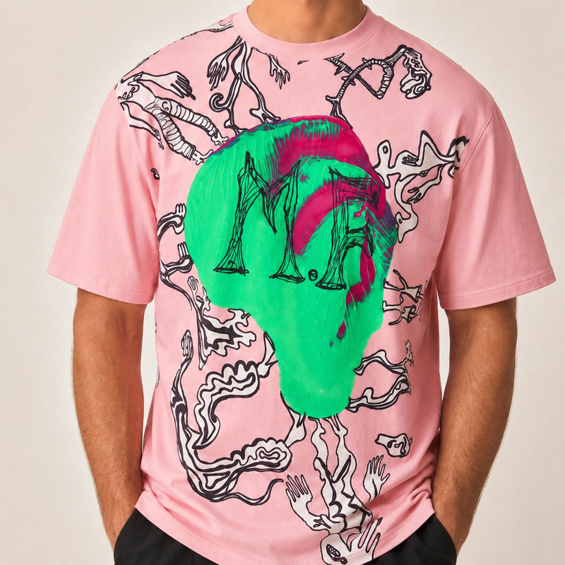 MarkFast Around The Planet Printed Cotton T-Shirts